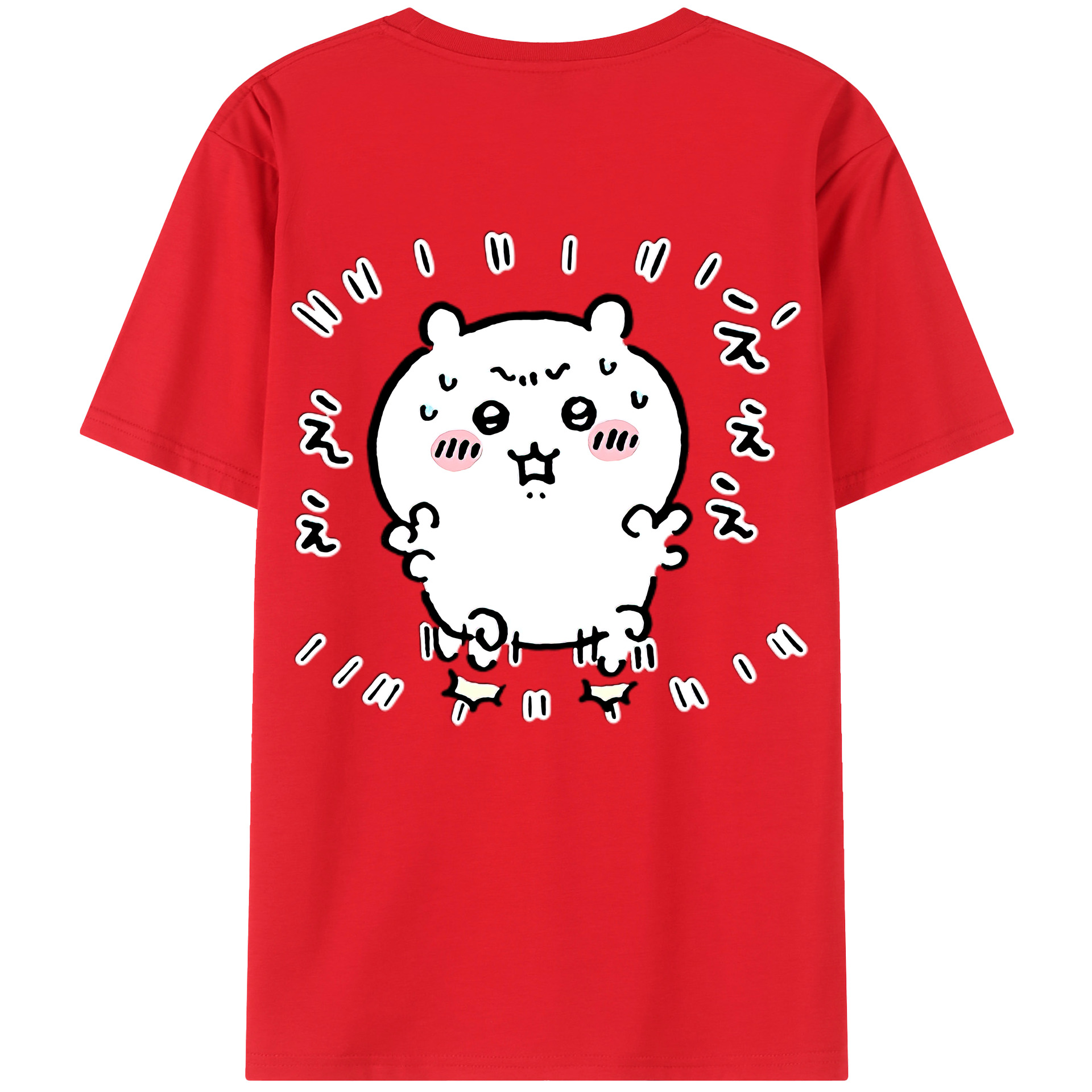 （画像用） ちいかわ ちいかわ Chii-kawa chiikawa レディース半袖Tシャツ(バックプリント)