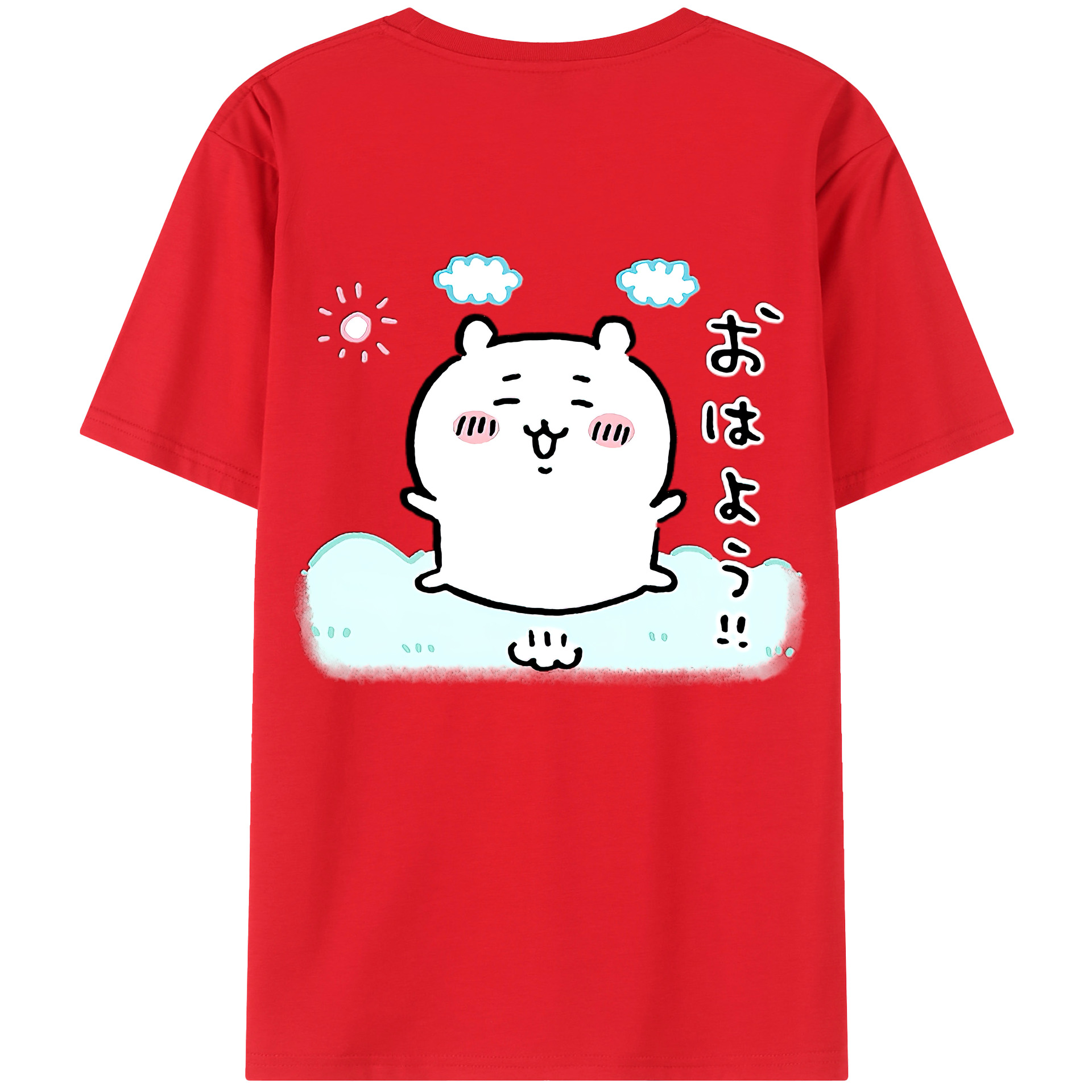 （画像用） ちいかわ ちいかわ Chii-kawa chiikawa レディース半袖Tシャツ(バックプリント)