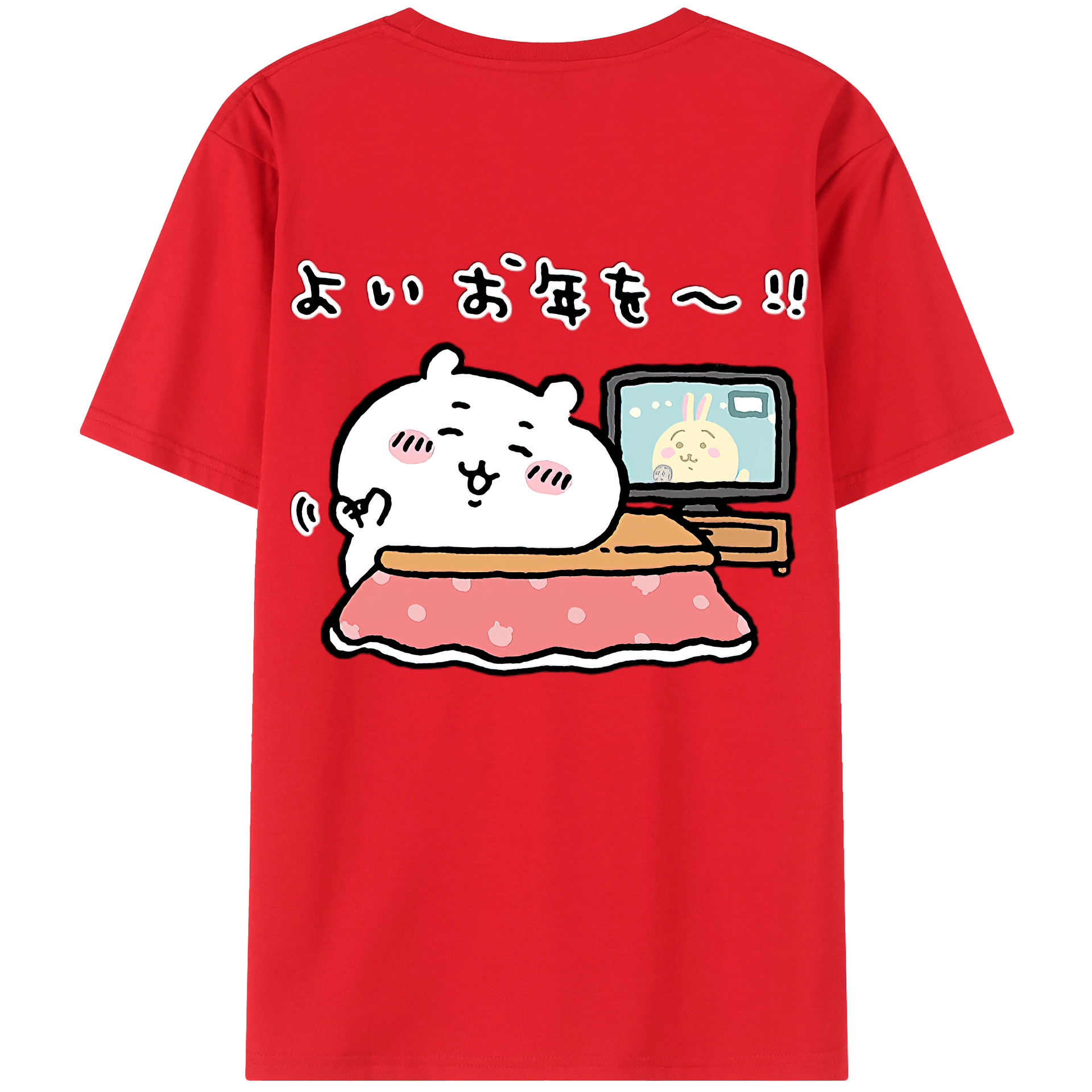 （画像用） ちいかわ ちいかわ Chii-kawa chiikawa レディース半袖Tシャツ(バックプリント)
