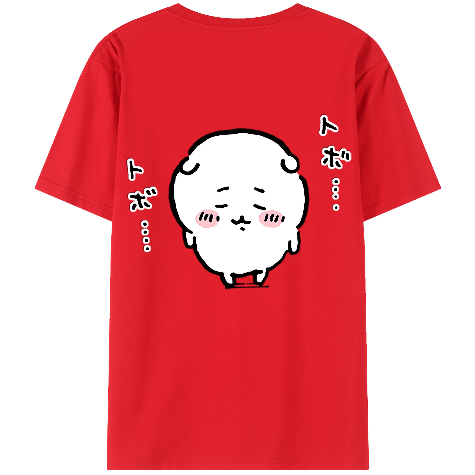 （画像用） ちいかわ ちいかわ Chii-kawa chiikawa レディース半袖Tシャツ(バックプリント)