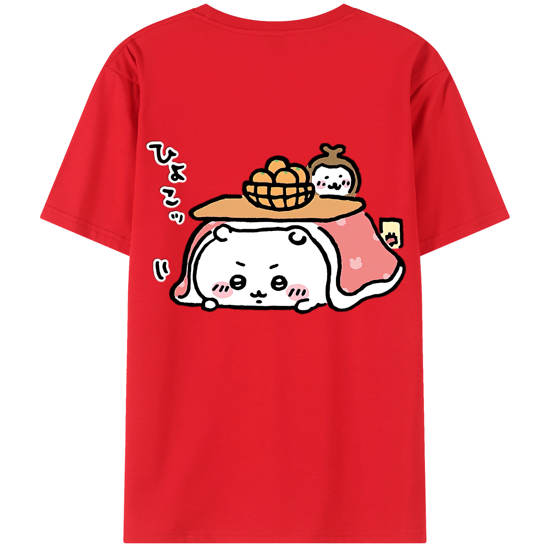 （画像用） ちいかわ ちいかわ Chii-kawa chiikawa レディース半袖Tシャツ(バックプリント)