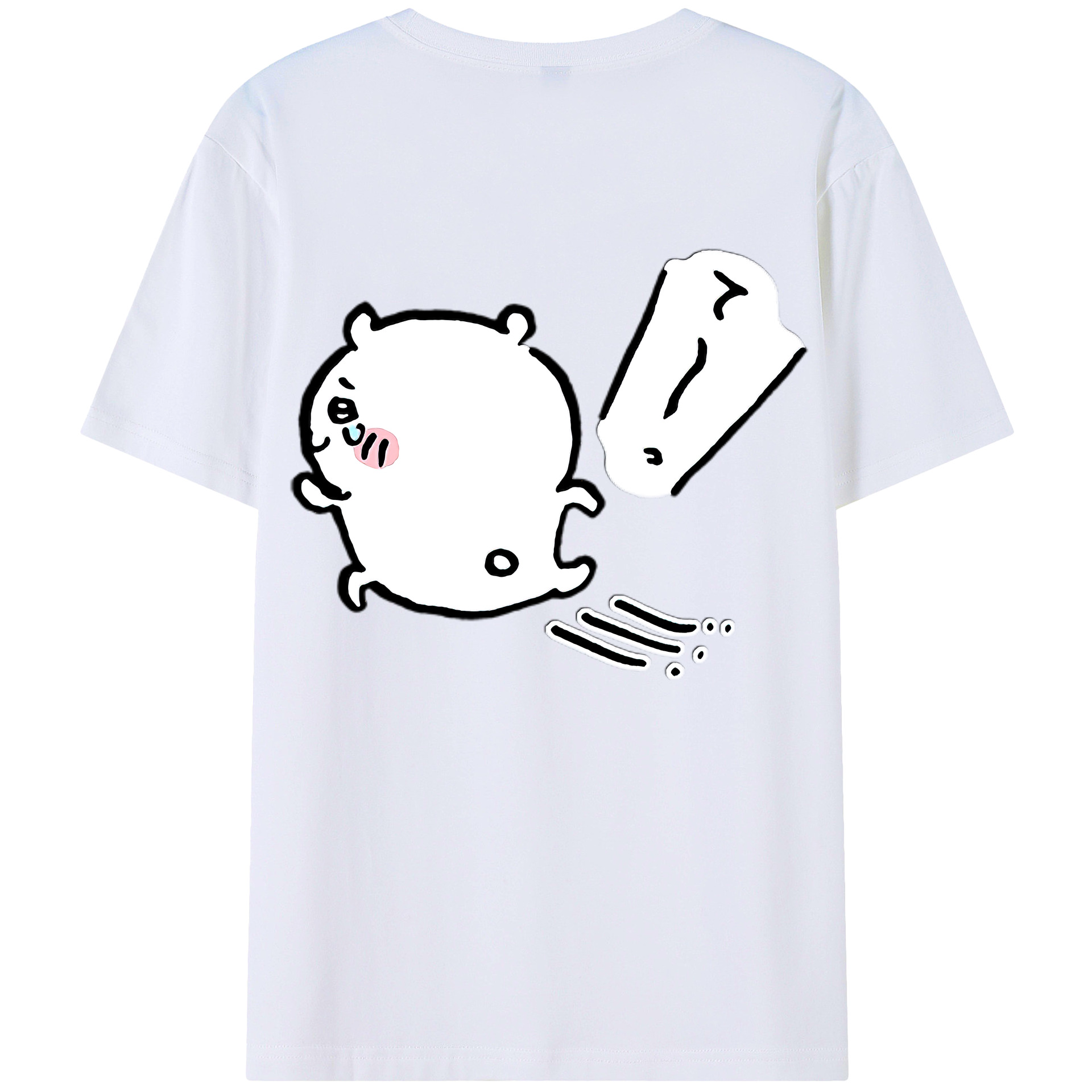 （画像用） ちいかわ ちいかわ Chii-kawa chiikawa レディース半袖Tシャツ(バックプリント)
