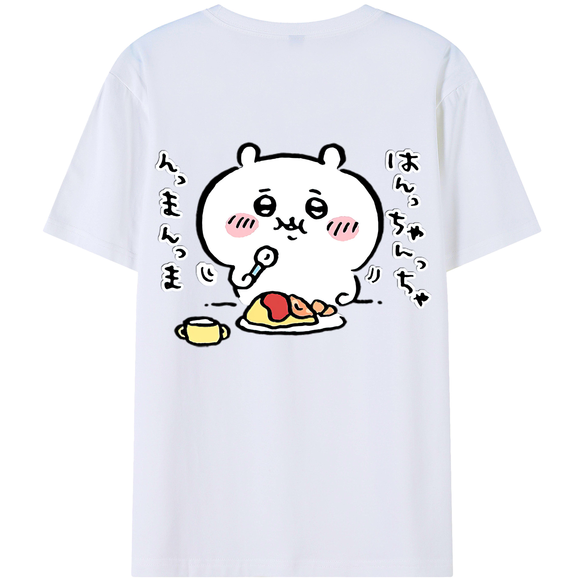 （画像用） ちいかわ ちいかわ Chii-kawa chiikawa レディース半袖Tシャツ(バックプリント)