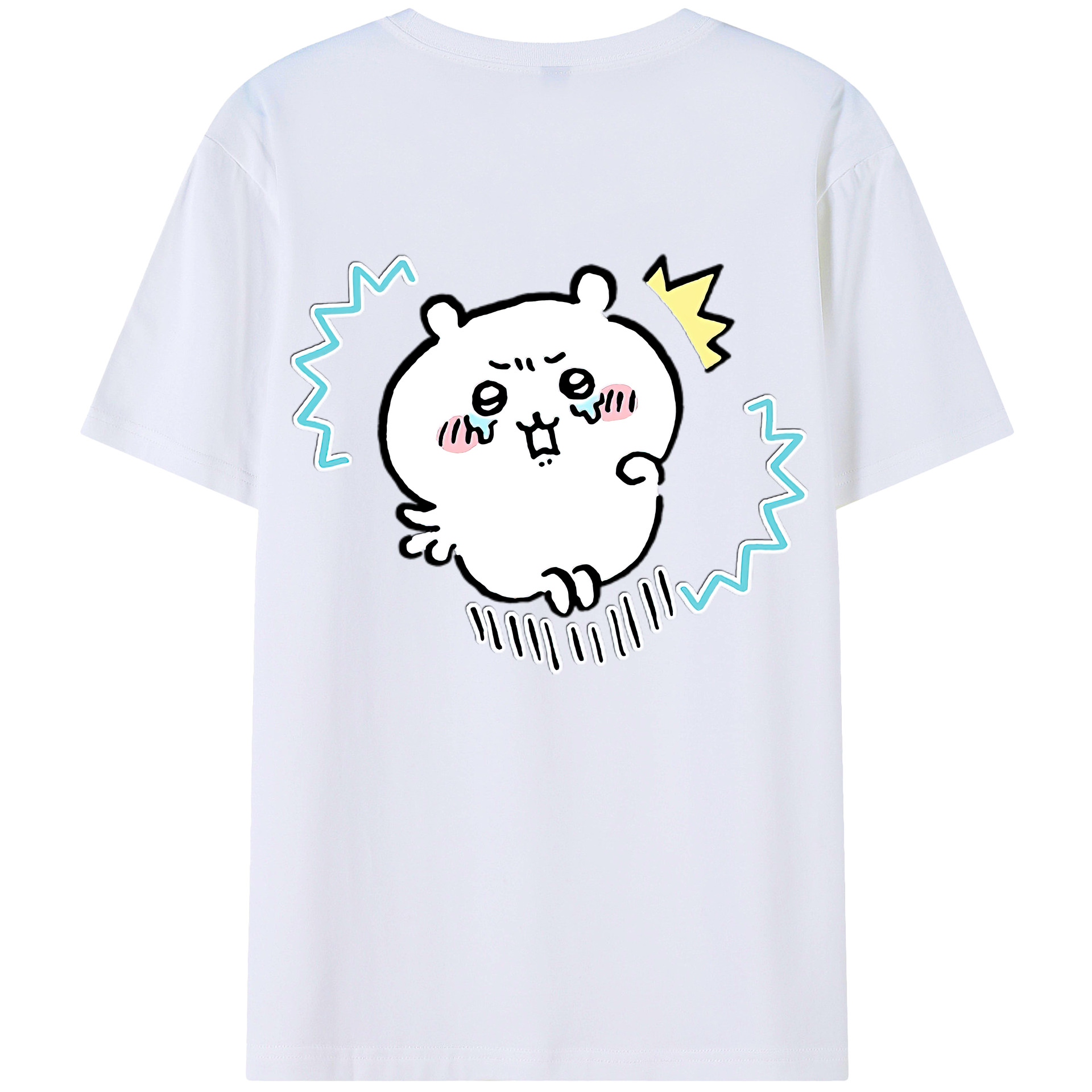 （画像用） ちいかわ ちいかわ Chii-kawa chiikawa レディース半袖Tシャツ(バックプリント)