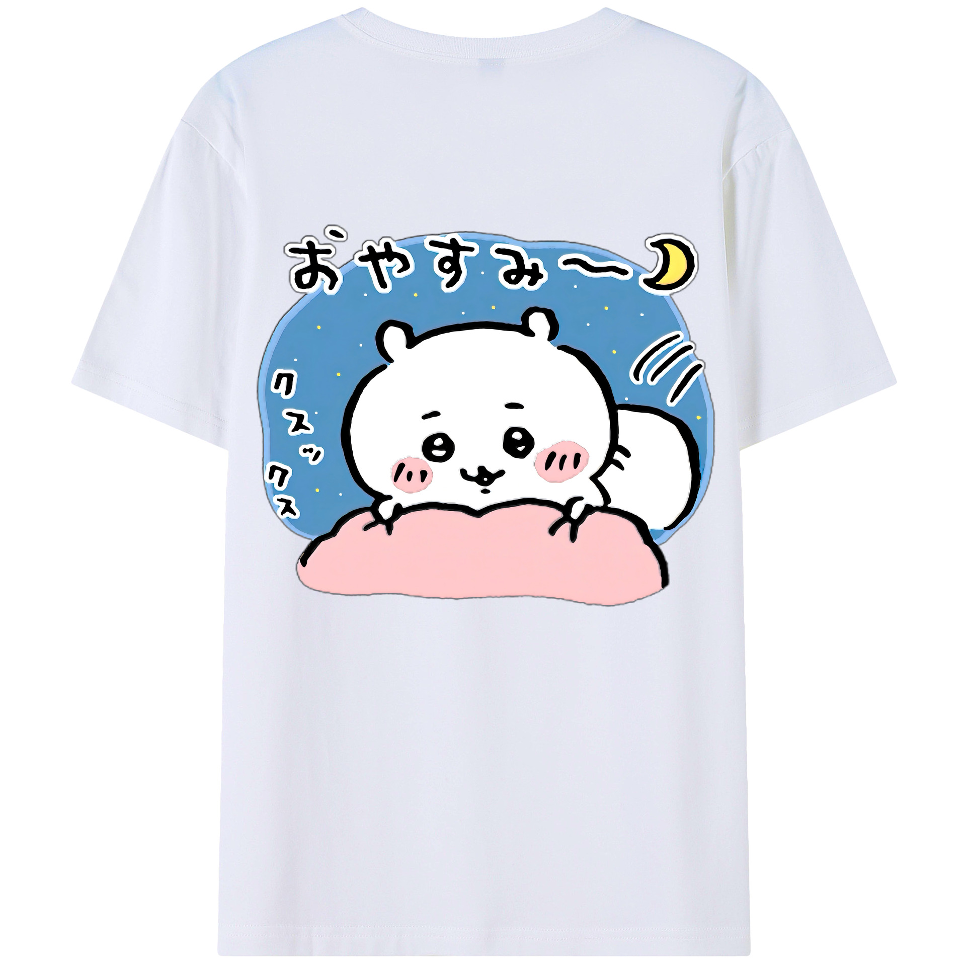 （画像用） ちいかわ ちいかわ Chii-kawa chiikawa レディース半袖Tシャツ(バックプリント)
