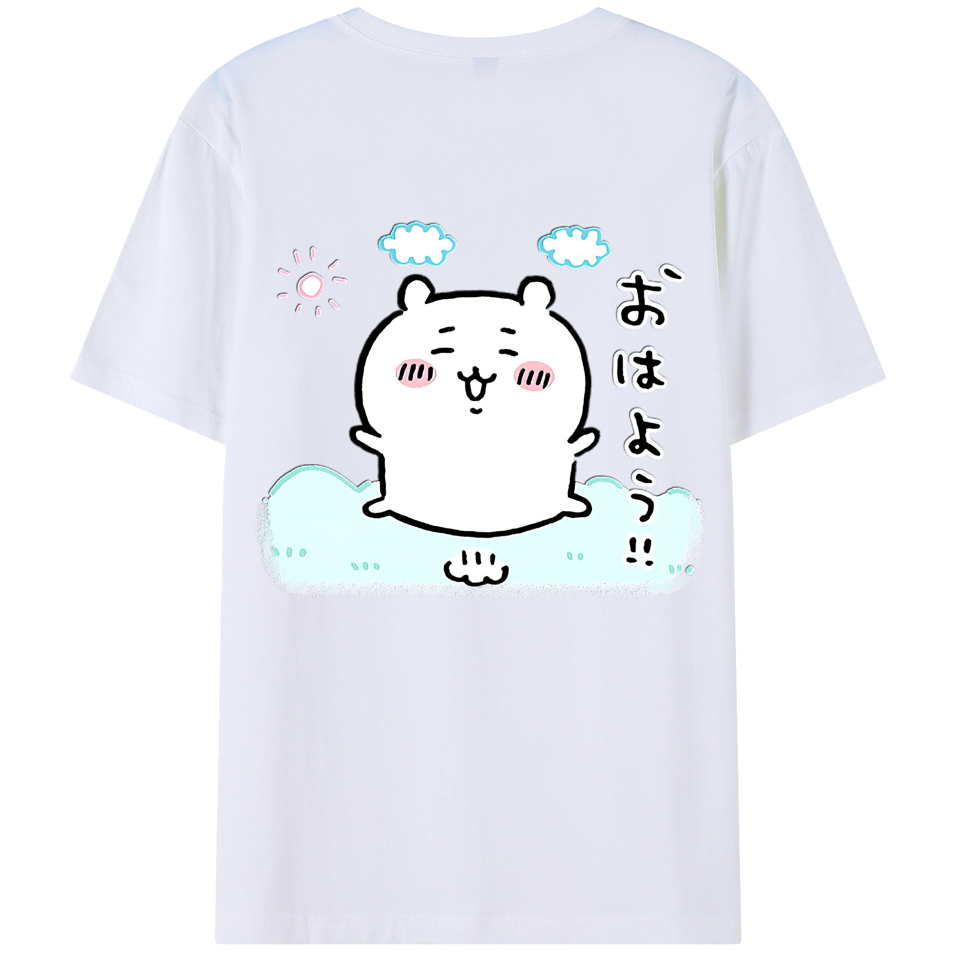 （画像用） ちいかわ ちいかわ Chii-kawa chiikawa レディース半袖Tシャツ(バックプリント)