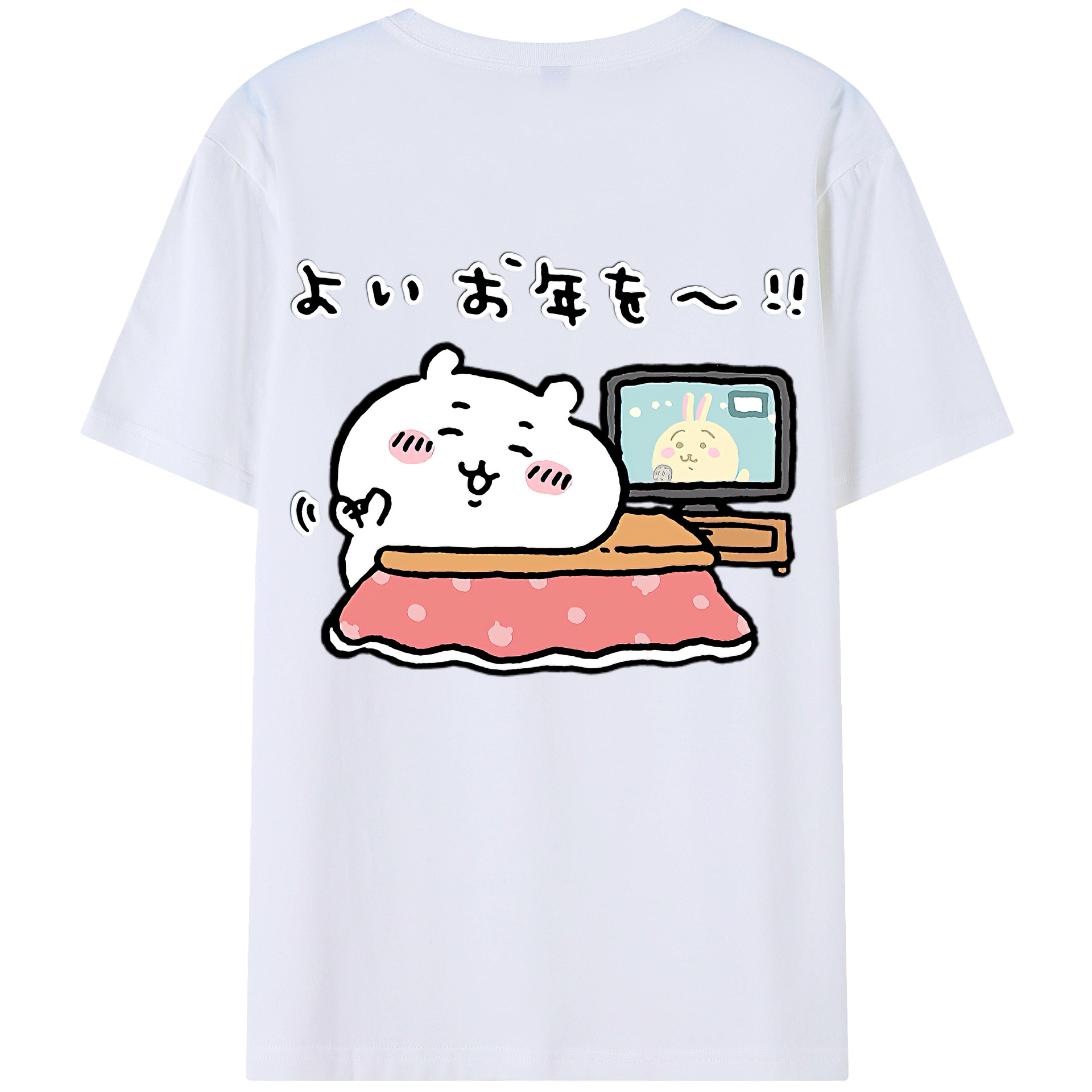 （画像用） ちいかわ ちいかわ Chii-kawa chiikawa レディース半袖Tシャツ(バックプリント)