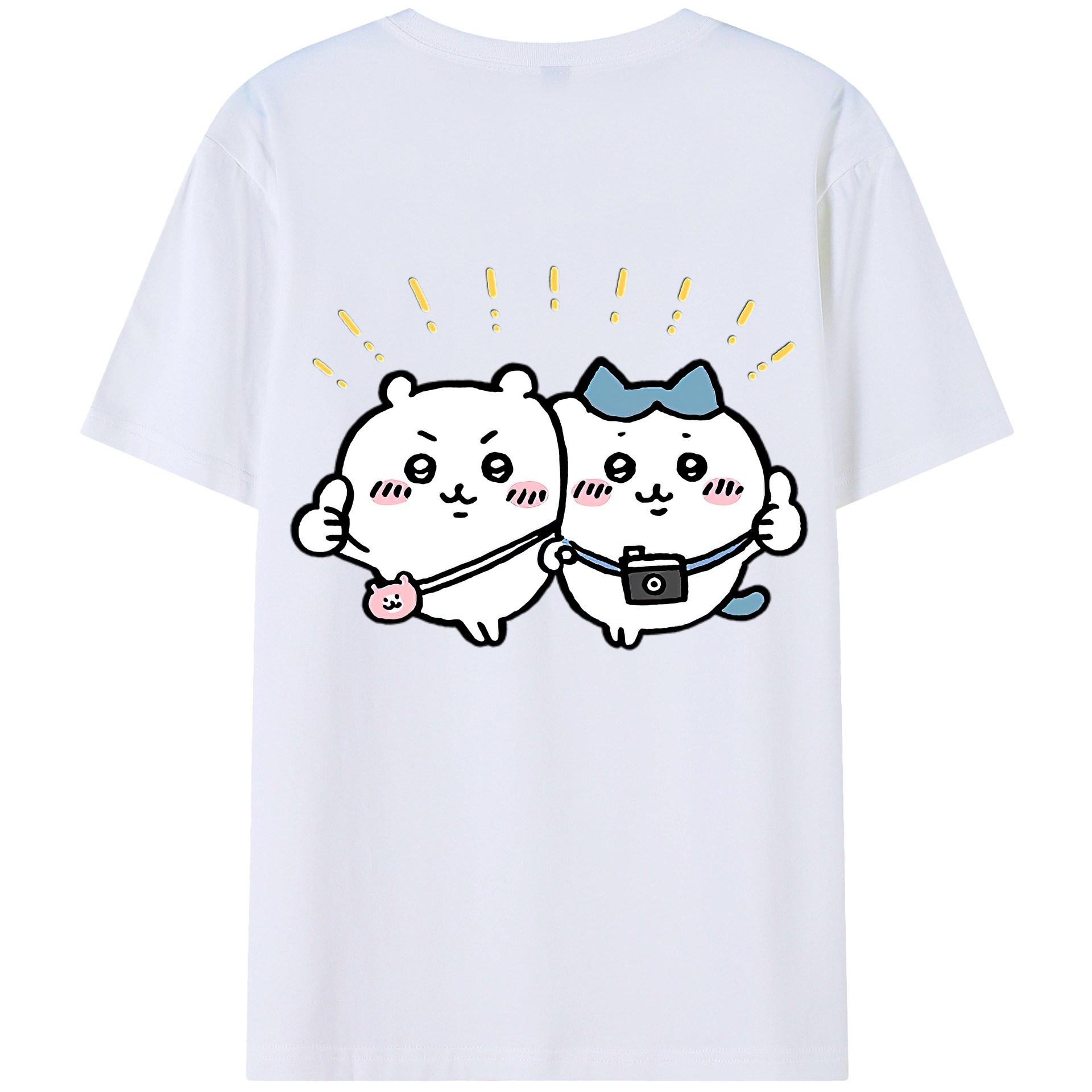 （画像用） ちいかわ ちいかわ Chii-kawa chiikawa レディース半袖Tシャツ(バックプリント)
