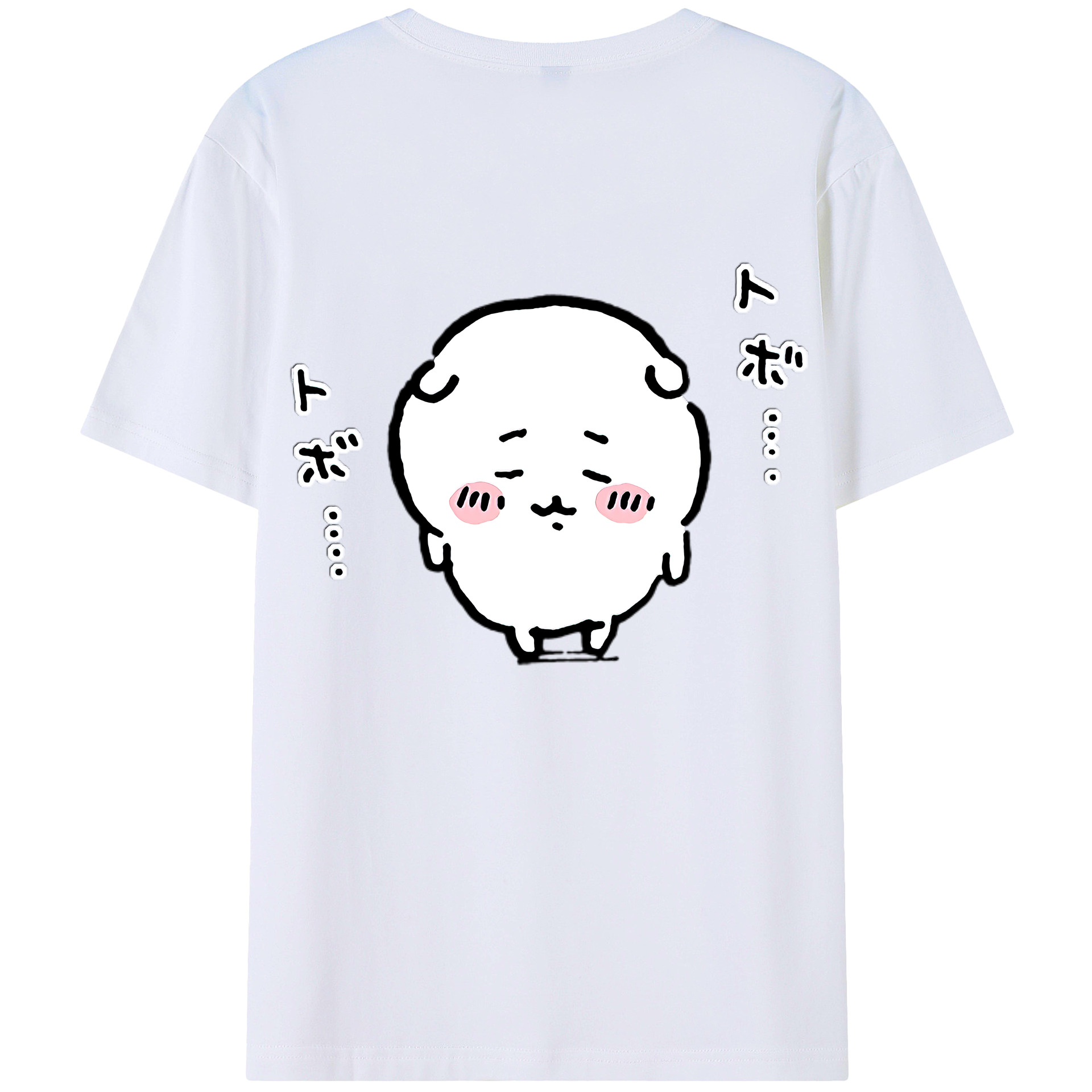 （画像用） ちいかわ ちいかわ Chii-kawa chiikawa レディース半袖Tシャツ(バックプリント)