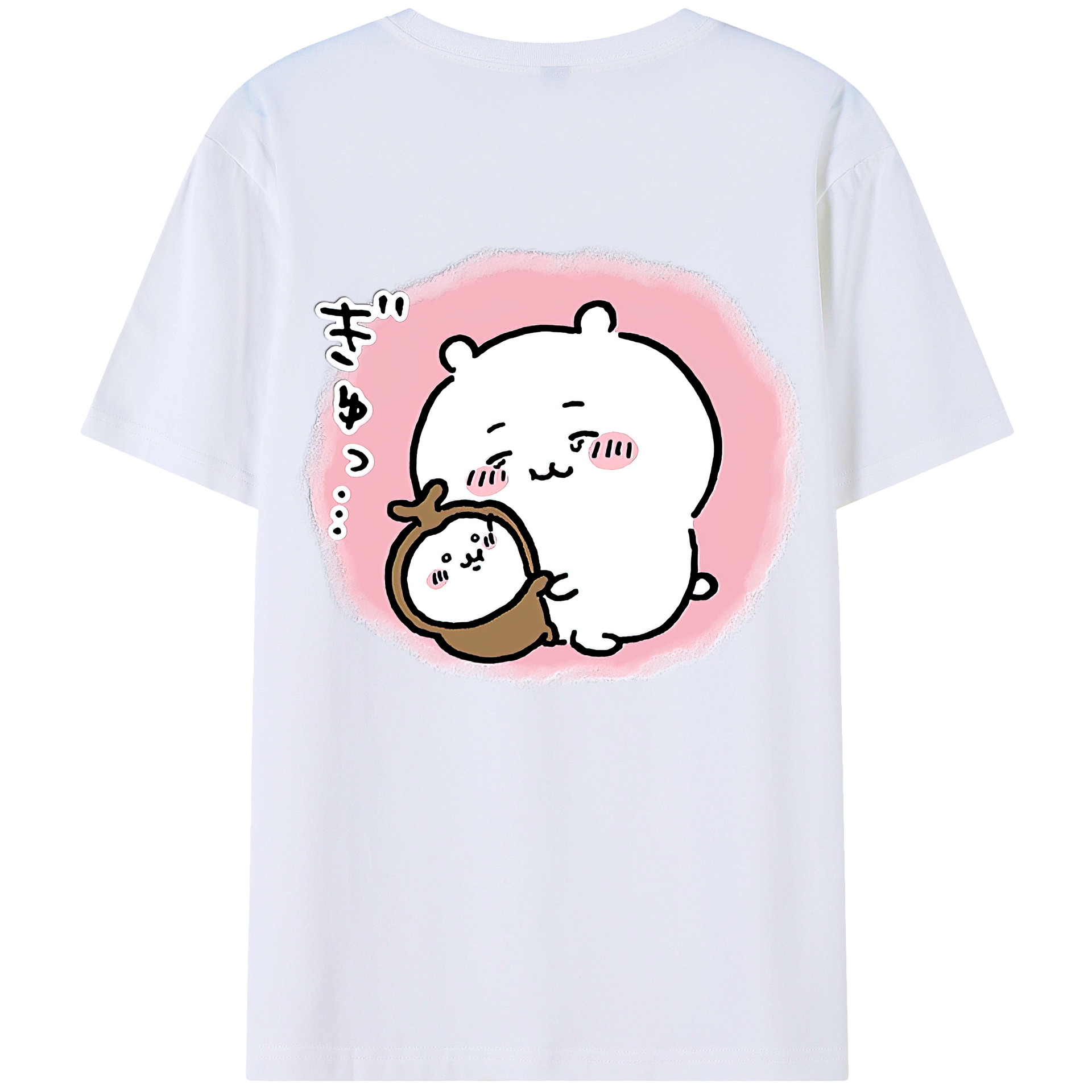 （画像用） ちいかわ ちいかわ Chii-kawa chiikawa レディース半袖Tシャツ(バックプリント)