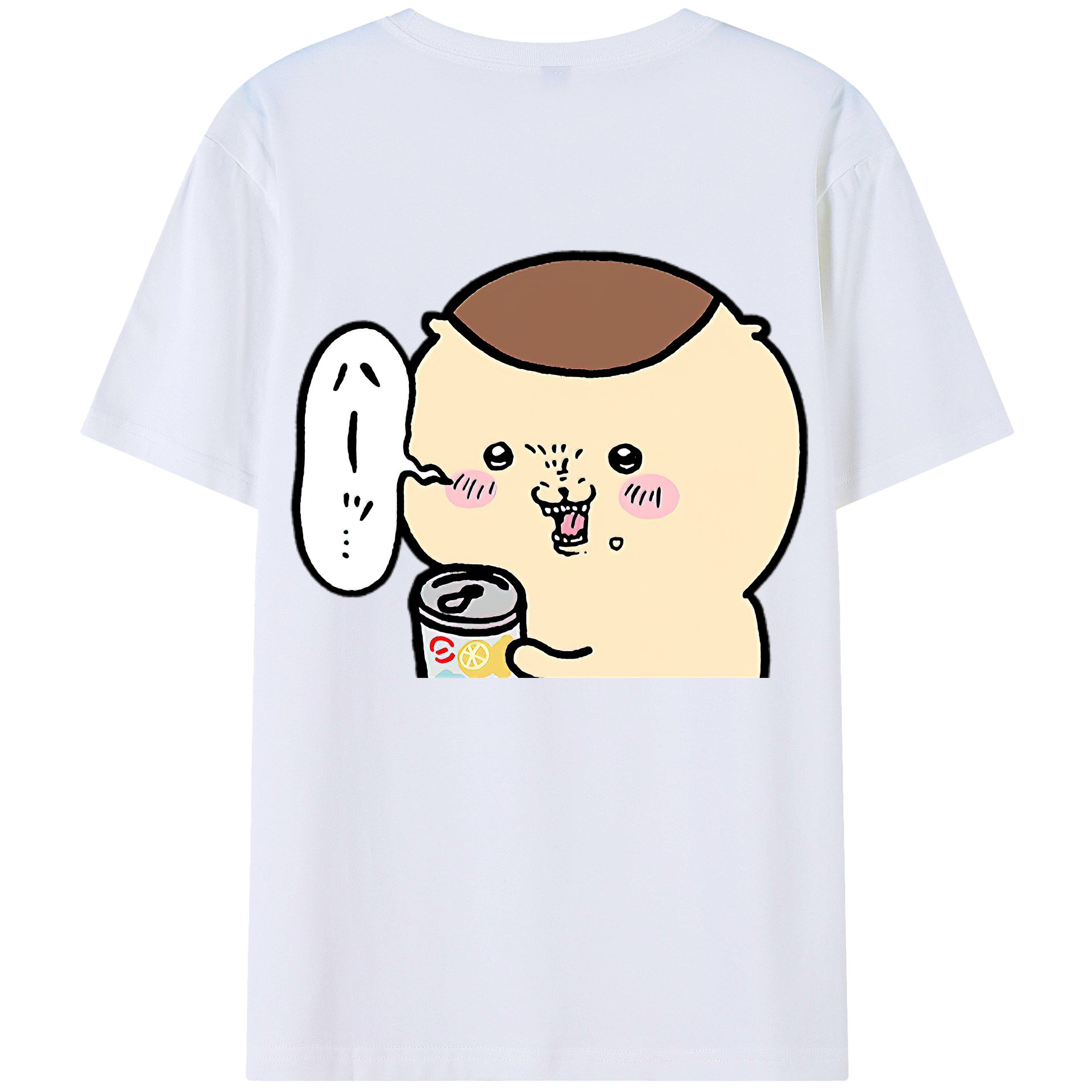（画像用） ちいかわ くりまんじゅう Chii-kawa kuri manjū レディース半袖Tシャツ(バックプリント)
