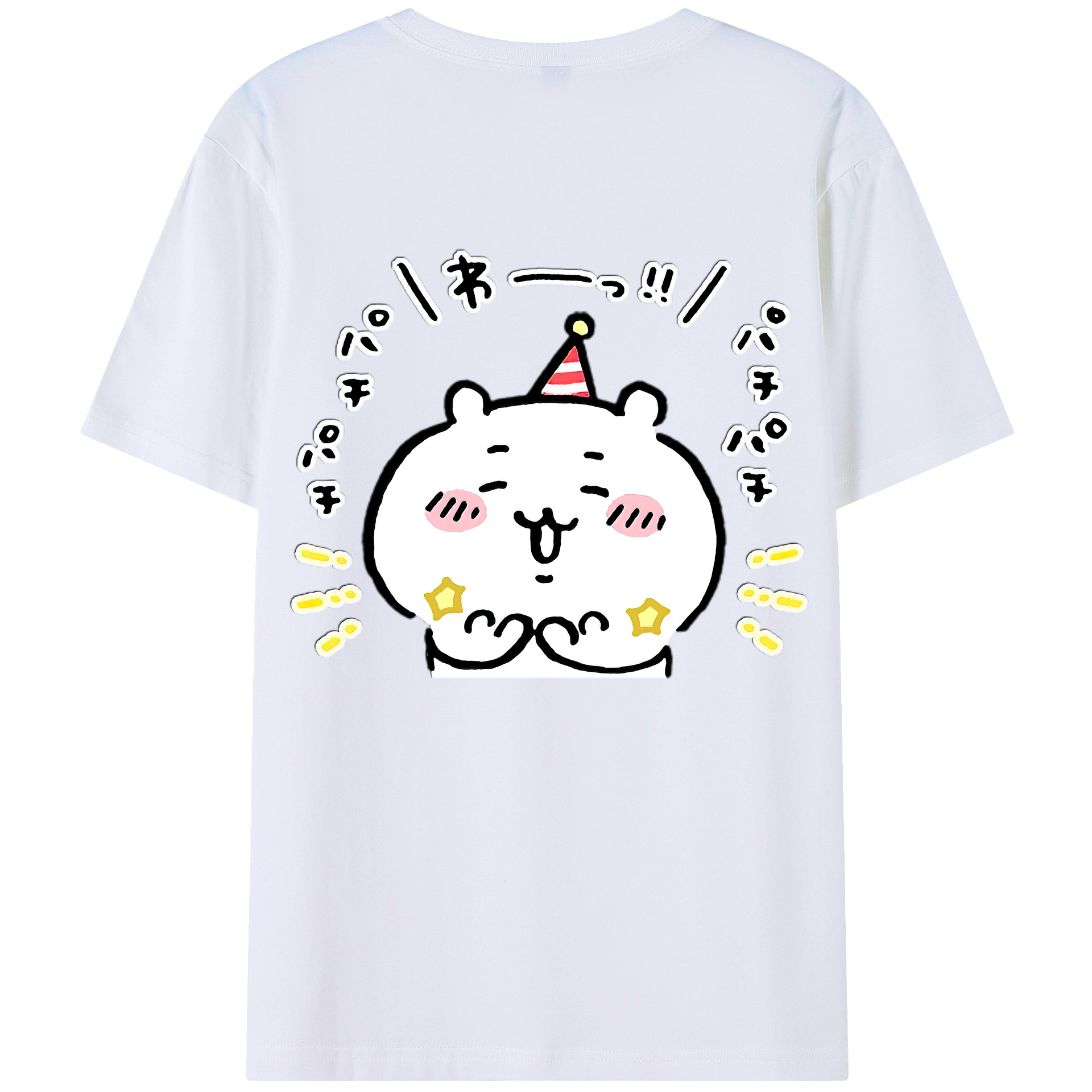 （画像用） ちいかわ ちいかわ Chii-kawa chiikawa レディース半袖Tシャツ(バックプリント)