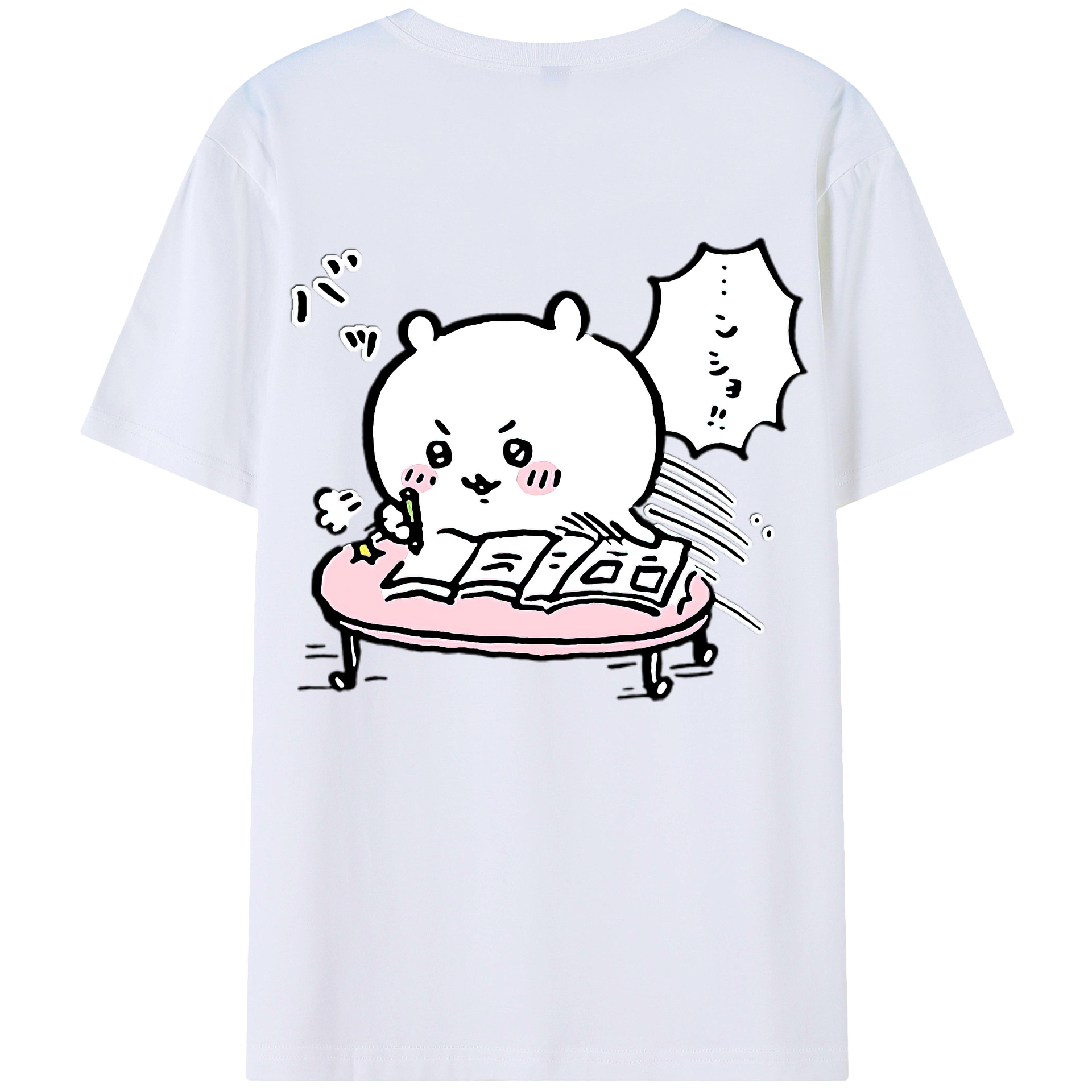 （画像用） ちいかわ ちいかわ Chii-kawa chiikawa レディース半袖Tシャツ(バックプリント)