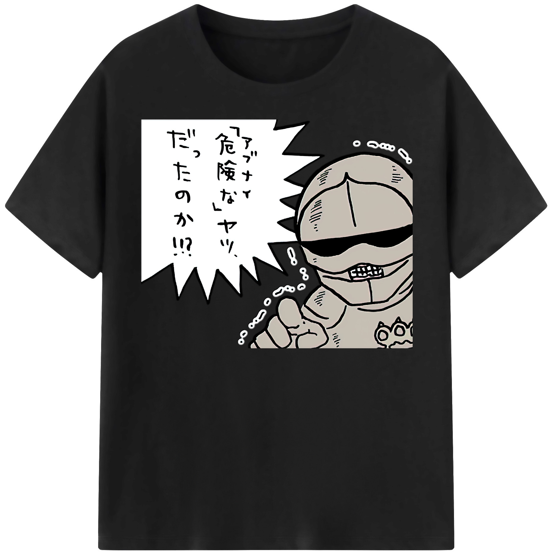 （画像用） ちいかわ 労働の鎧さん Chii-kawa Mr. Armor of Labor レディースカジュアルプリントTシャツ（綿100％）