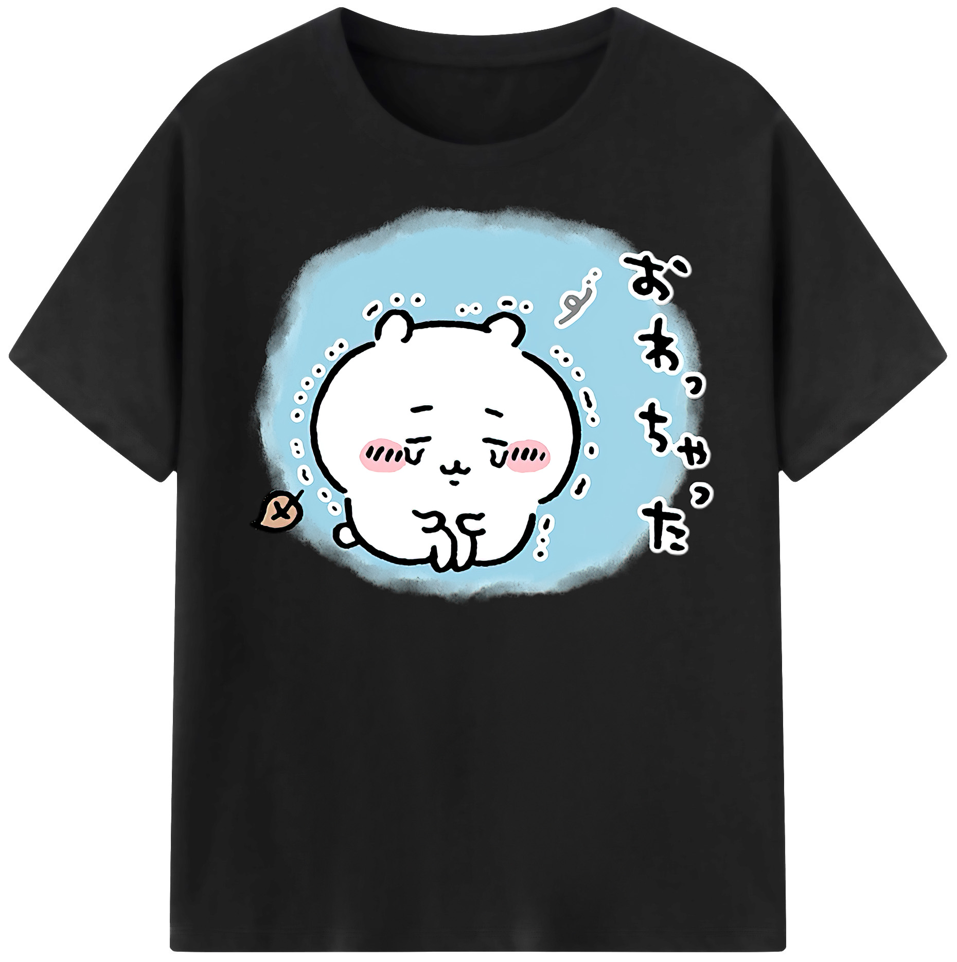 （画像用） ちいかわ ちいかわ Chii-kawa chiikawa レディースカジュアルプリントTシャツ（綿100％）