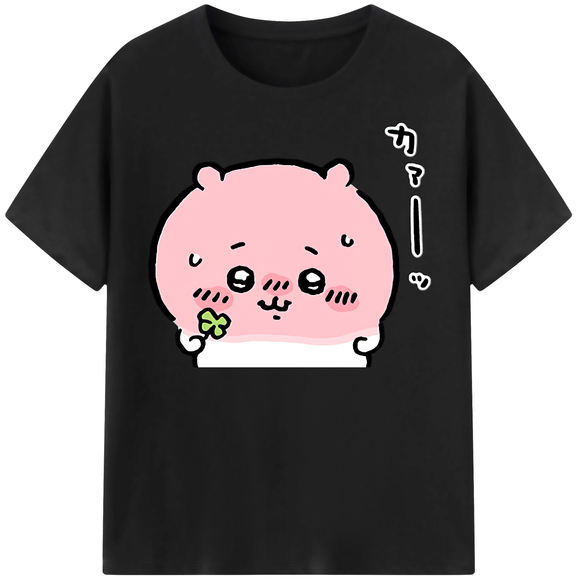 （画像用） ちいかわ ちいかわ Chii-kawa chiikawa レディースカジュアルプリントTシャツ（綿100％）