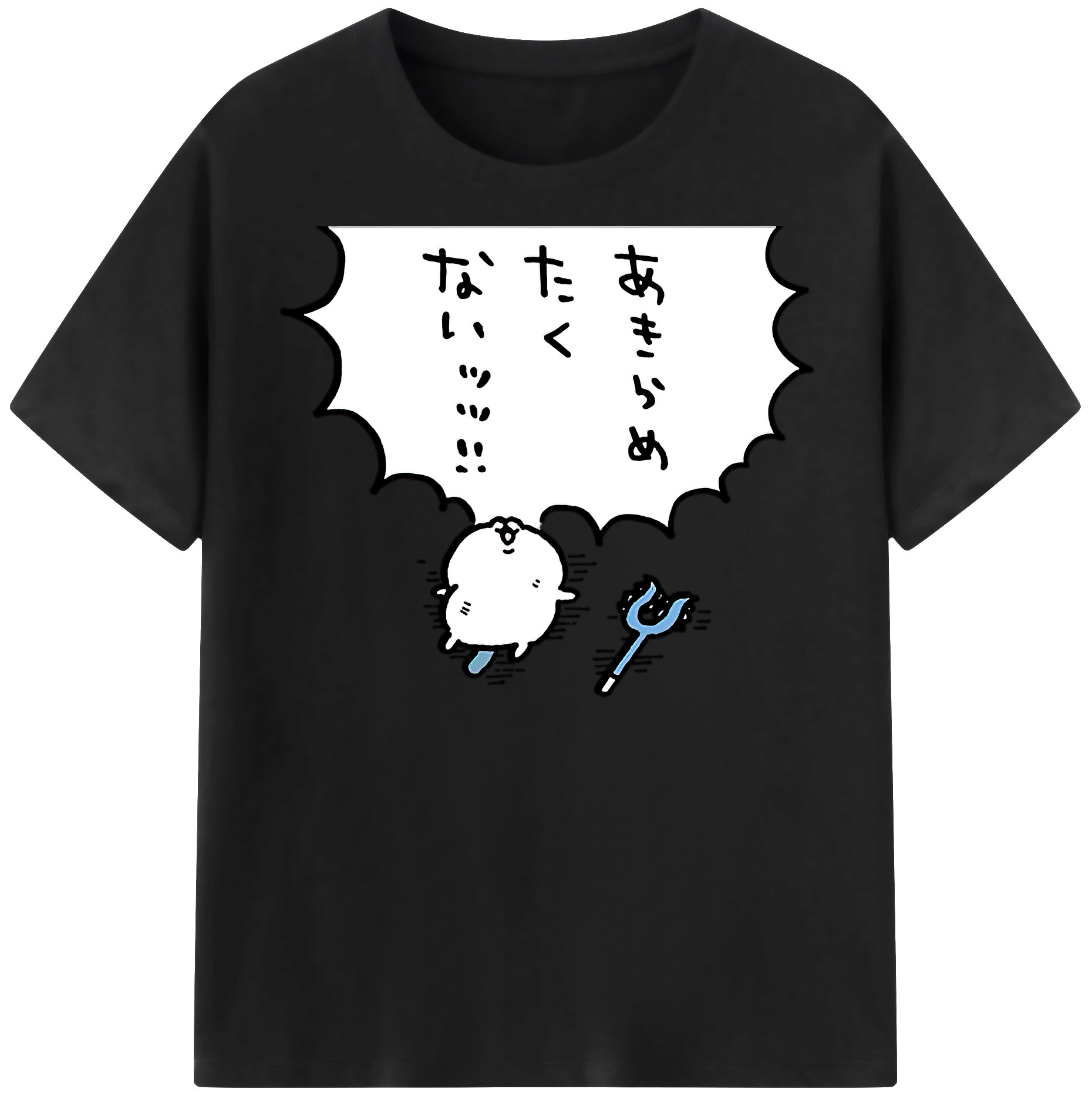 （画像用） ちいかわ ちいかわ Chii-kawa chiikawa レディースカジュアルプリントTシャツ（綿100％）