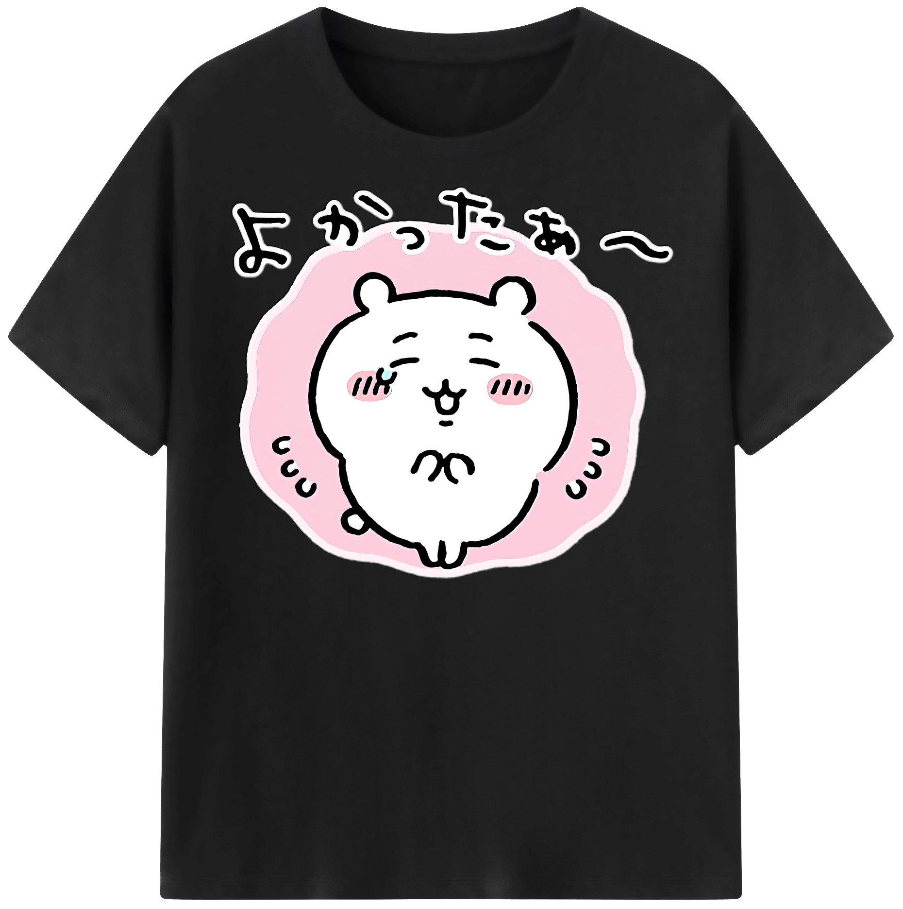 （画像用） ちいかわ ちいかわ Chii-kawa chiikawa レディースカジュアルプリントTシャツ（綿100％）