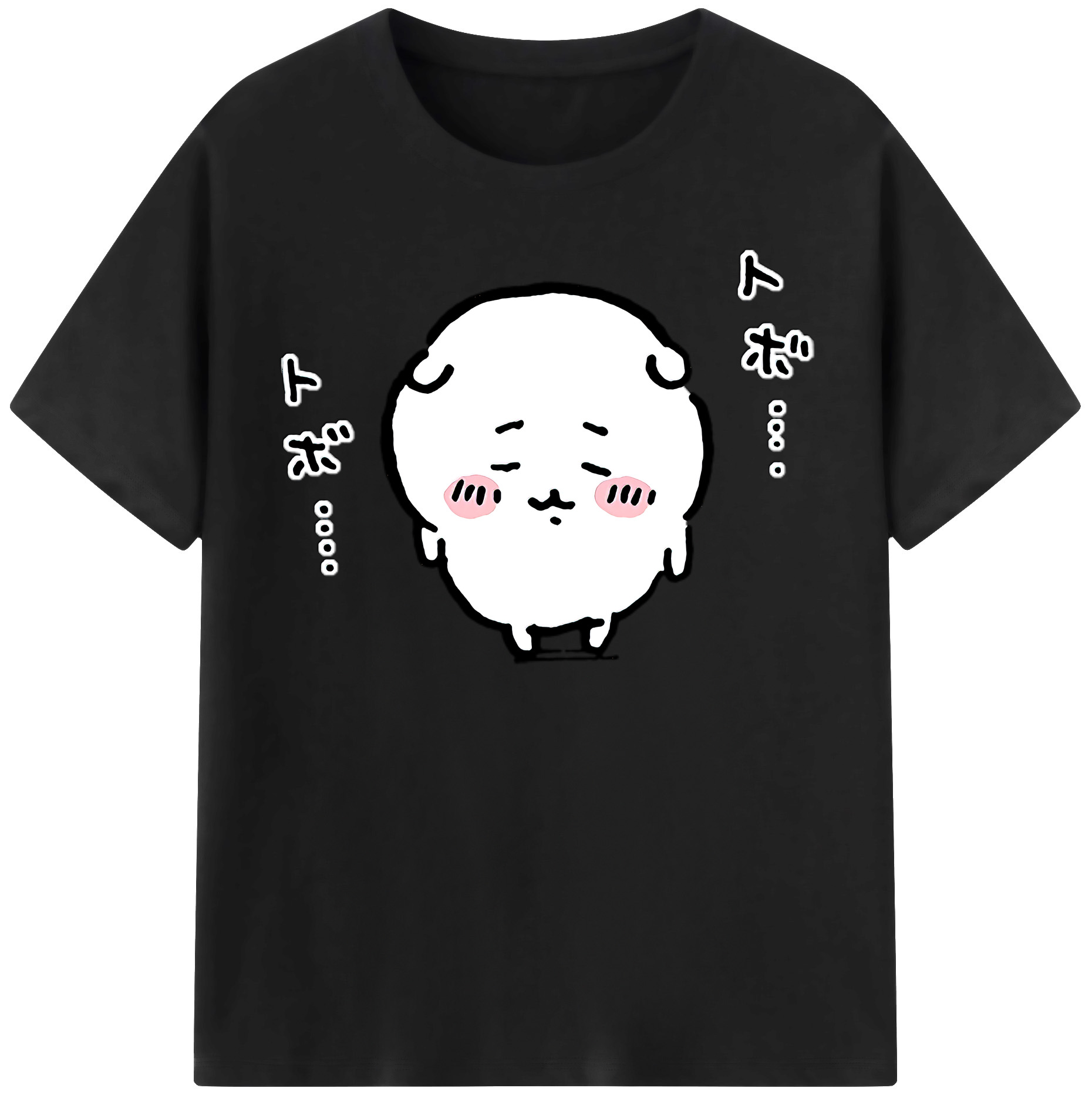 （画像用） ちいかわ ちいかわ Chii-kawa chiikawa レディースカジュアルプリントTシャツ（綿100％）