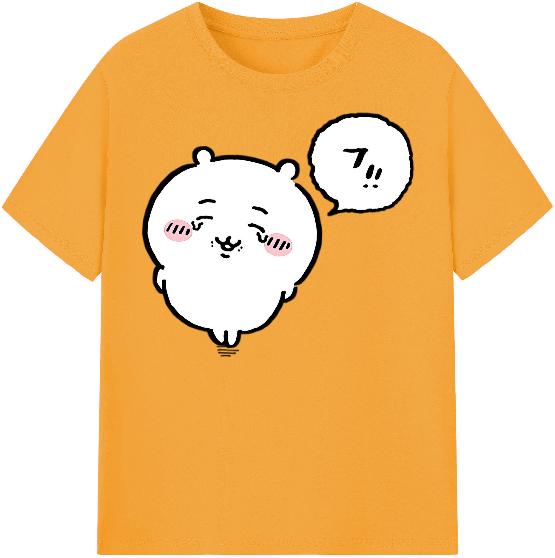 （画像用） ちいかわ ちいかわ Chii-kawa chiikawa レディースカジュアルプリントTシャツ（綿100％）