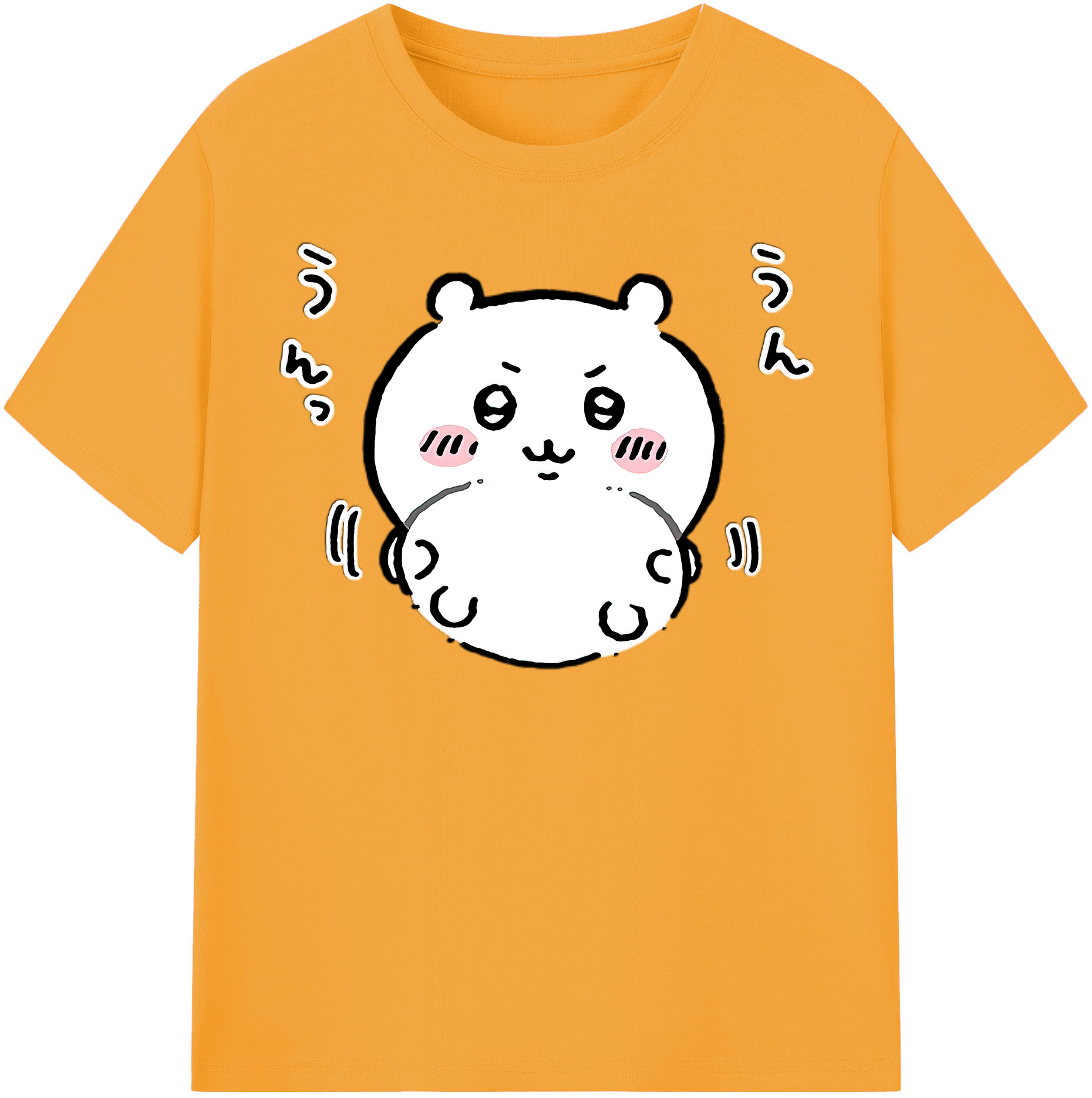 （画像用） ちいかわ ちいかわ Chii-kawa chiikawa レディースカジュアルプリントTシャツ（綿100％）