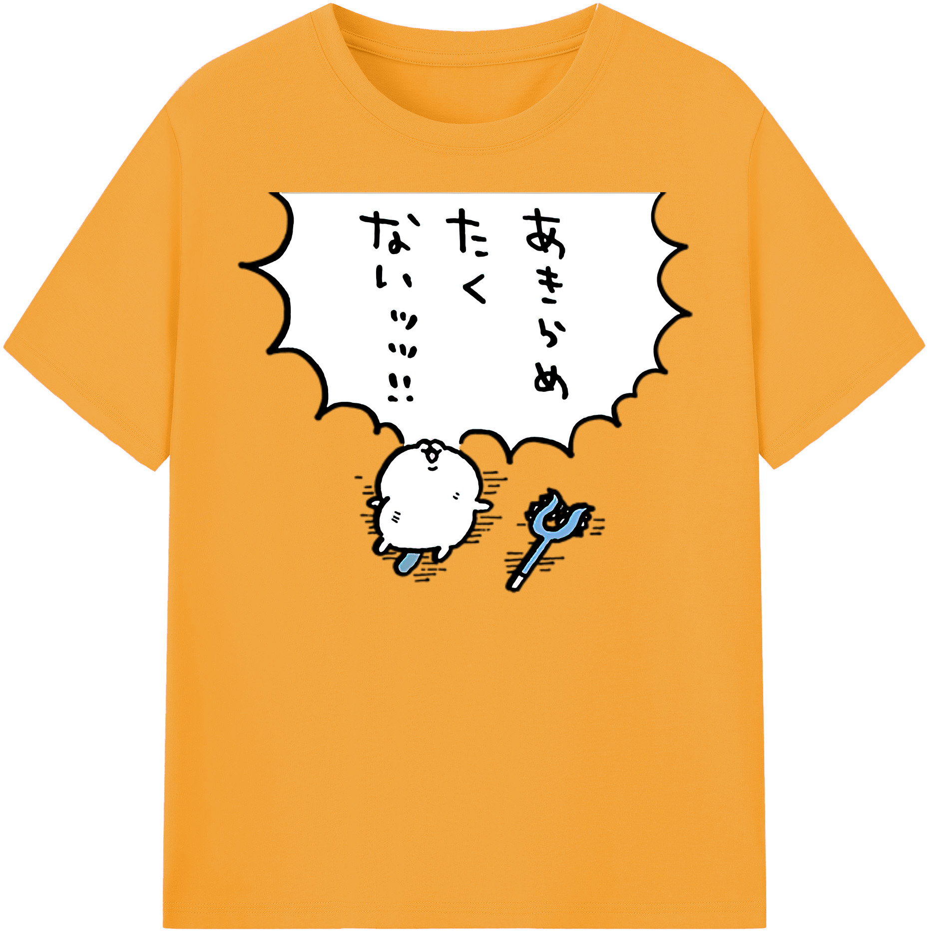 （画像用） ちいかわ ちいかわ Chii-kawa chiikawa レディースカジュアルプリントTシャツ（綿100％）