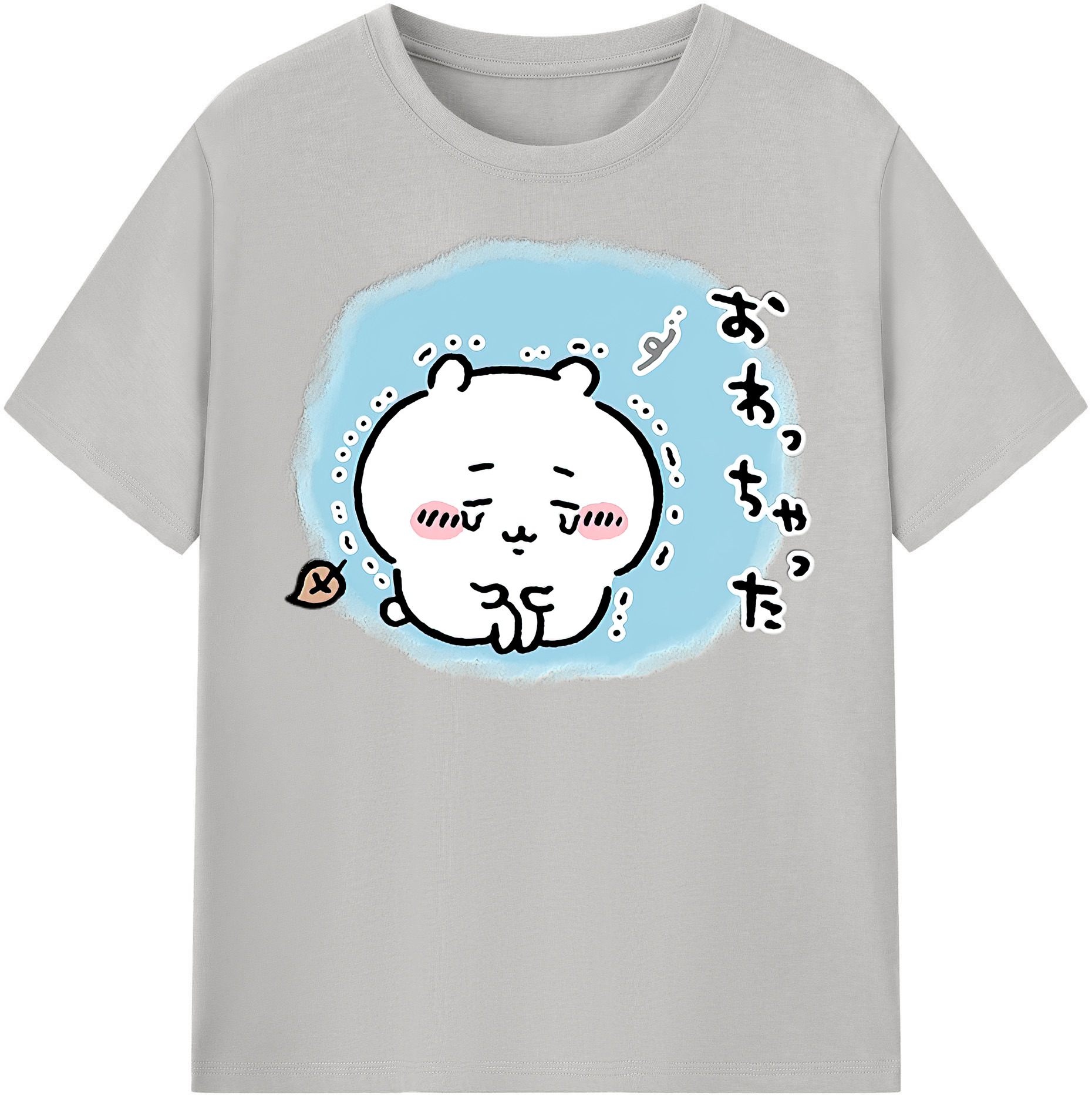 （画像用） ちいかわ ちいかわ Chii-kawa chiikawa レディースカジュアルプリントTシャツ（綿100％）