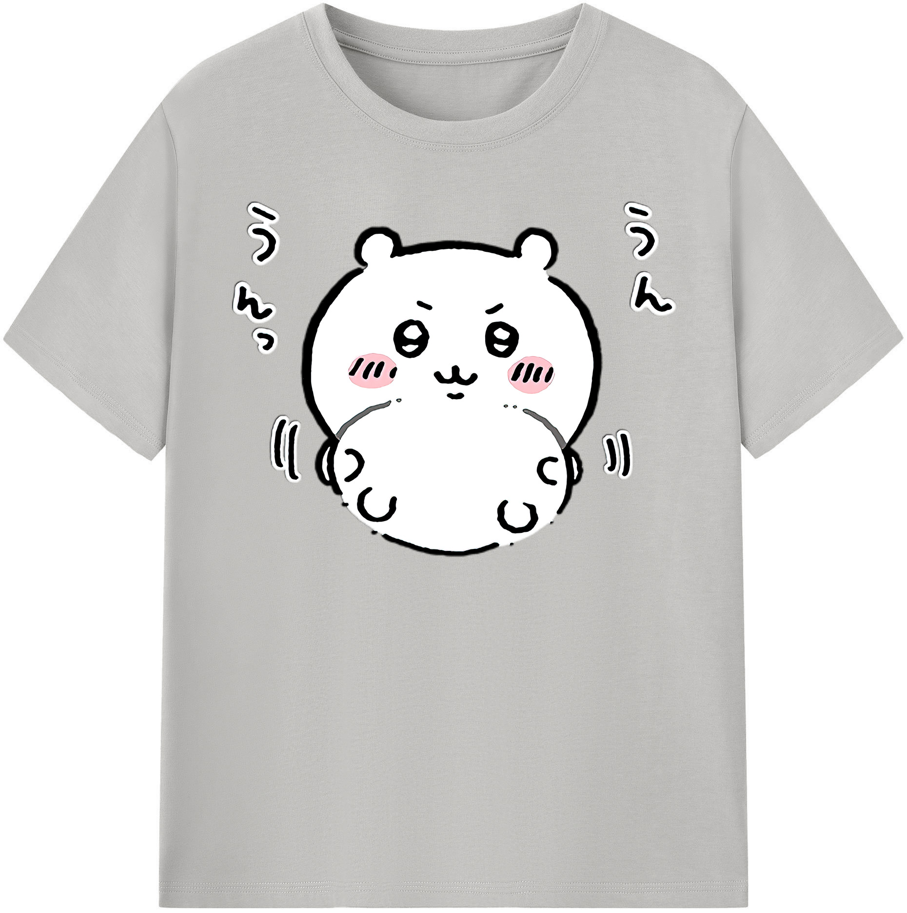（画像用） ちいかわ ちいかわ Chii-kawa chiikawa レディースカジュアルプリントTシャツ（綿100％）