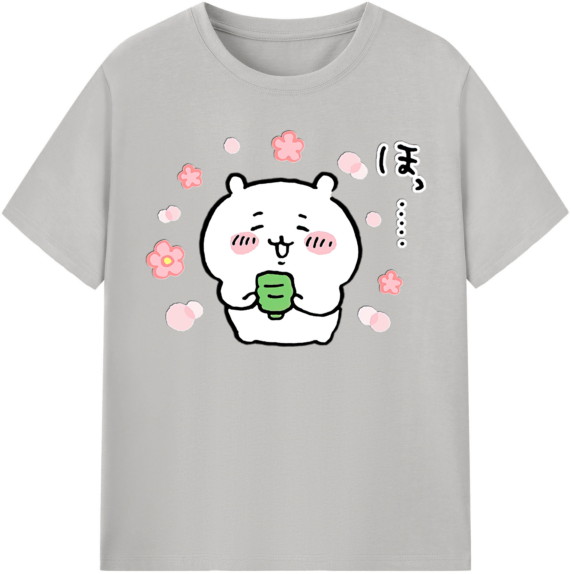 （画像用） ちいかわ ちいかわ Chii-kawa chiikawa レディースカジュアルプリントTシャツ（綿100％）