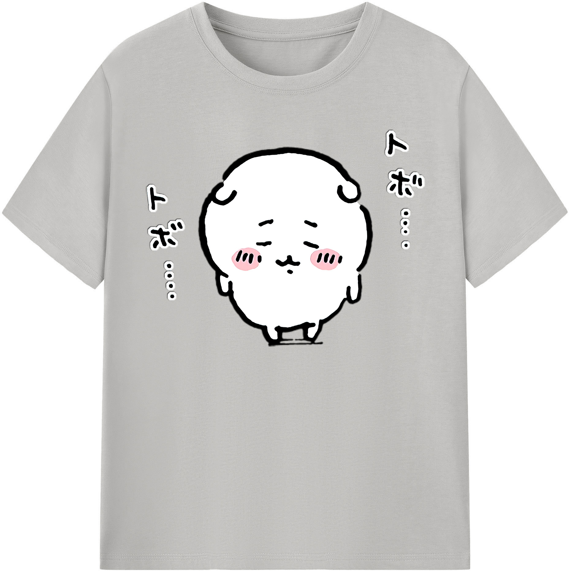 （画像用） ちいかわ ちいかわ Chii-kawa chiikawa レディースカジュアルプリントTシャツ（綿100％）