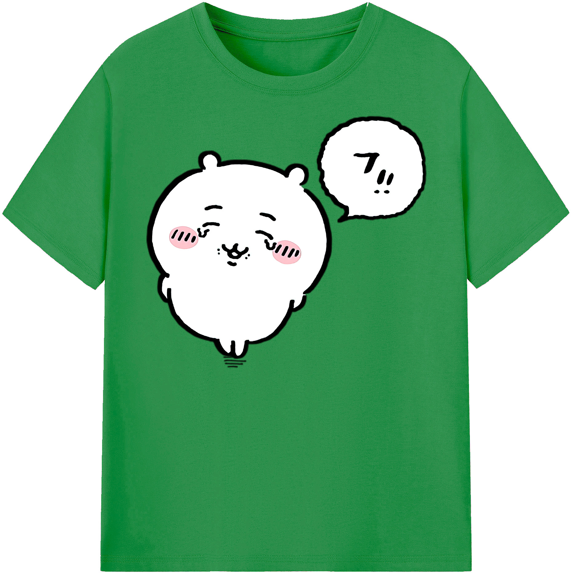 （画像用） ちいかわ ちいかわ Chii-kawa chiikawa レディースカジュアルプリントTシャツ（綿100％）