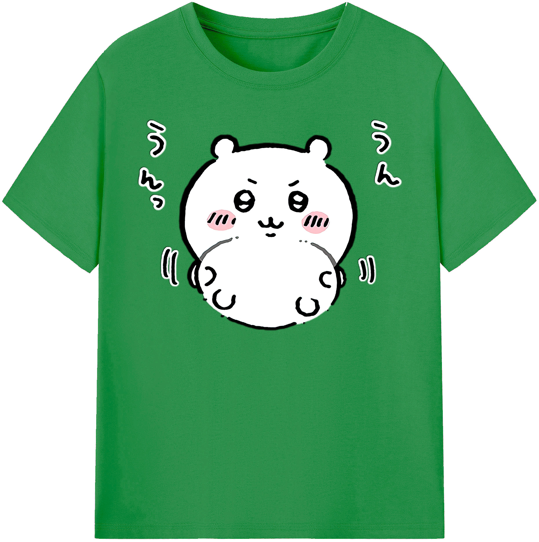 （画像用） ちいかわ ちいかわ Chii-kawa chiikawa レディースカジュアルプリントTシャツ（綿100％）