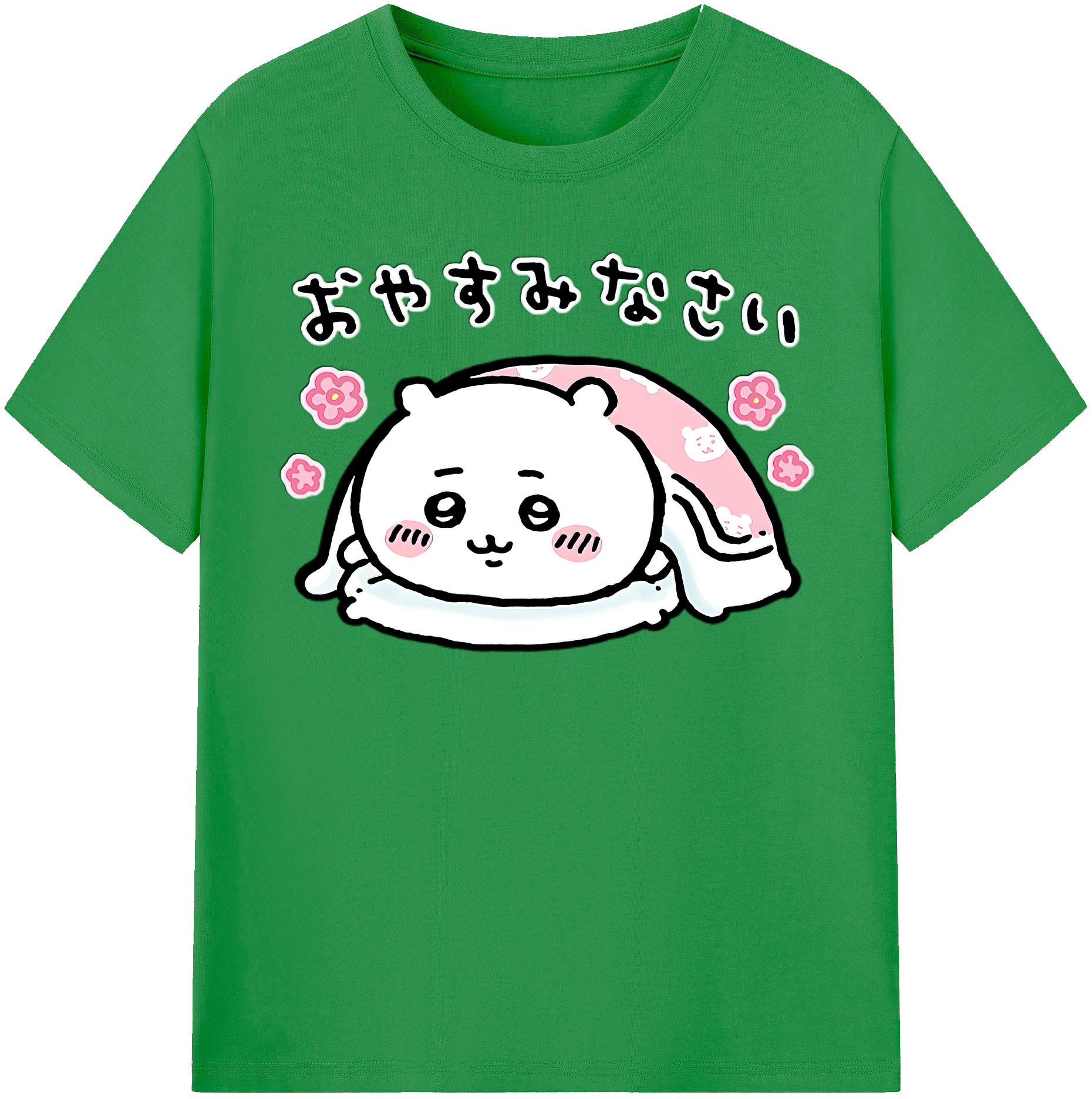（画像用） ちいかわ ちいかわ Chii-kawa chiikawa レディースカジュアルプリントTシャツ（綿100％）