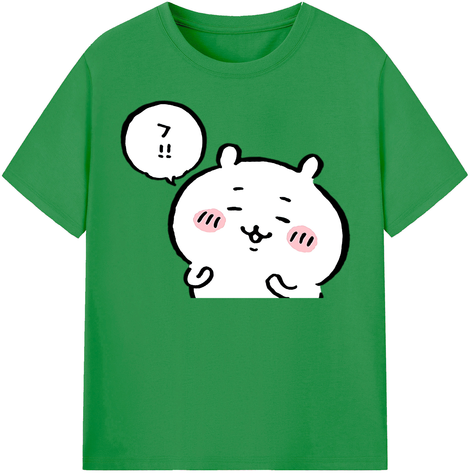 （画像用） ちいかわ ちいかわ Chii-kawa chiikawa レディースカジュアルプリントTシャツ（綿100％）