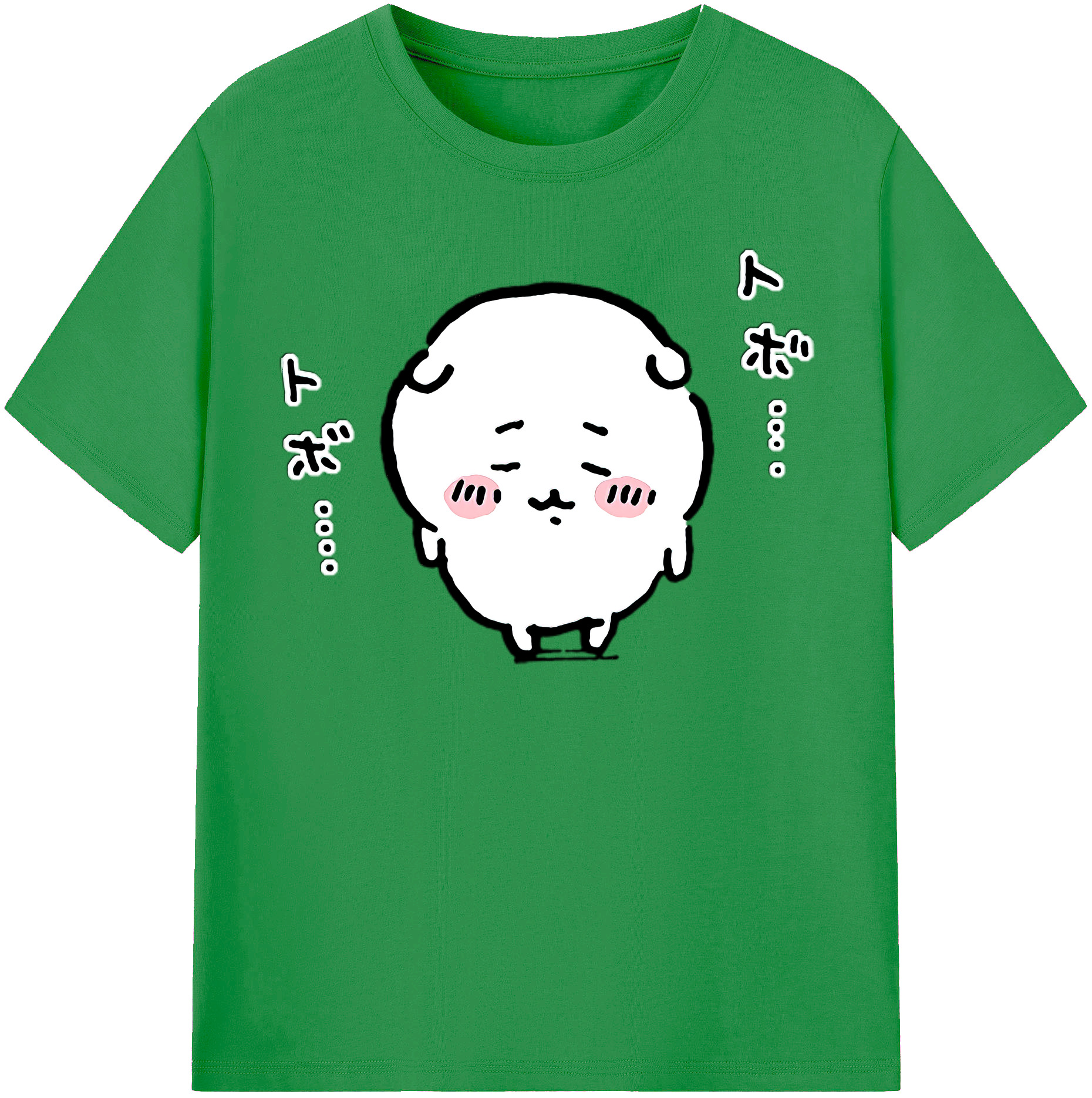 （画像用） ちいかわ ちいかわ Chii-kawa chiikawa レディースカジュアルプリントTシャツ（綿100％）