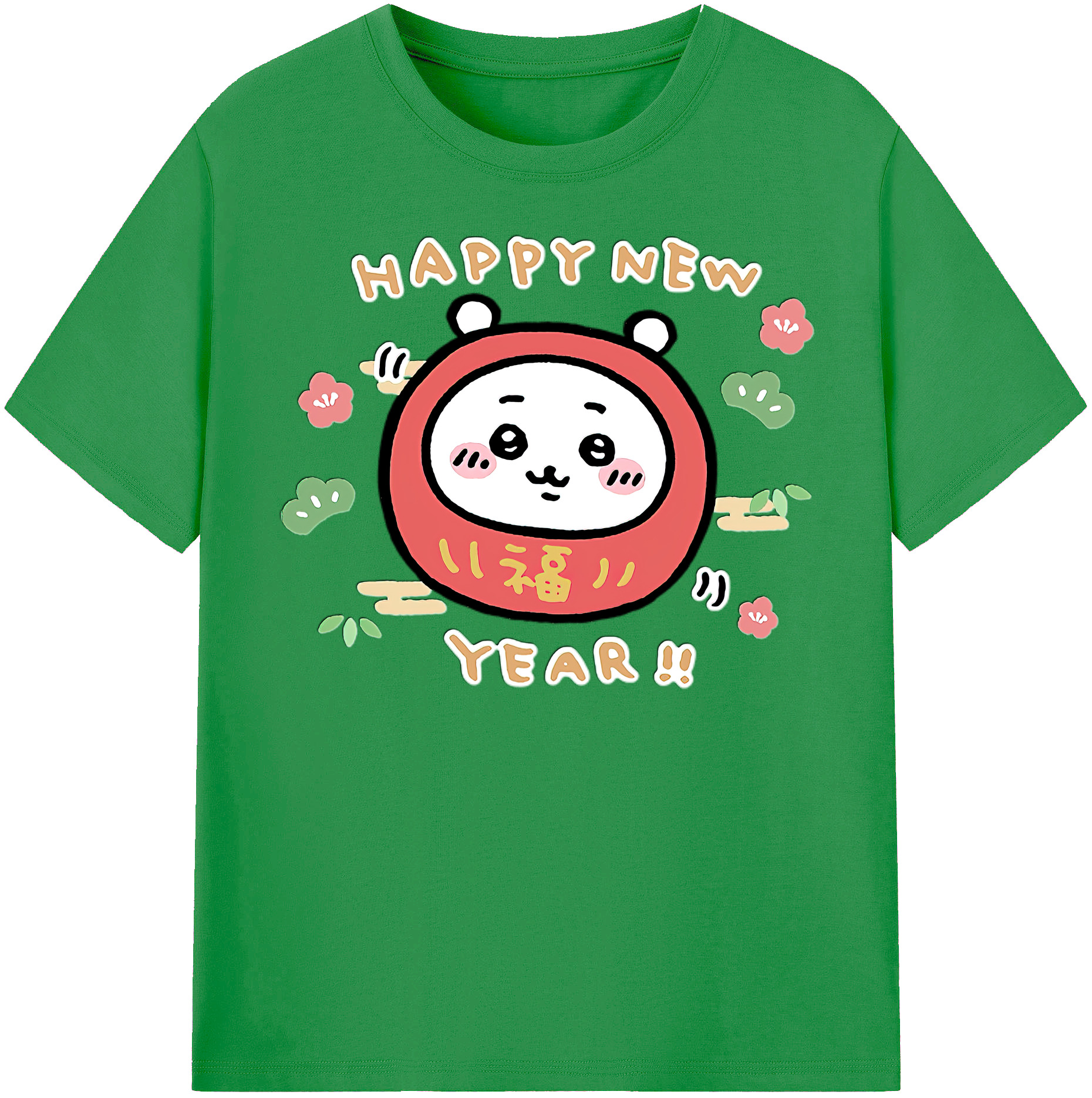 （画像用） ちいかわ ちいかわ Chii-kawa chiikawa レディースカジュアルプリントTシャツ（綿100％）