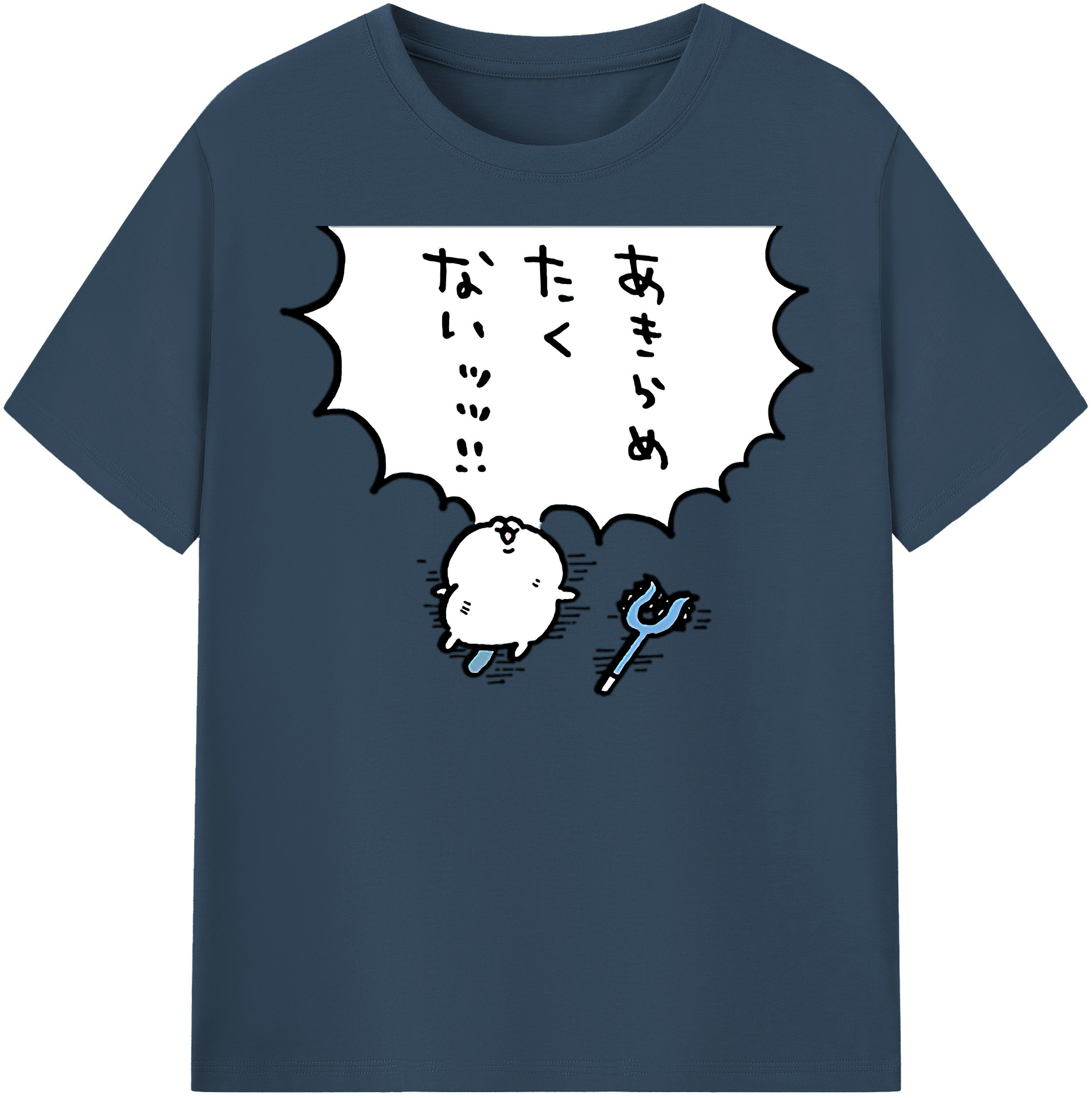 （画像用） ちいかわ ちいかわ Chii-kawa chiikawa レディースカジュアルプリントTシャツ（綿100％）