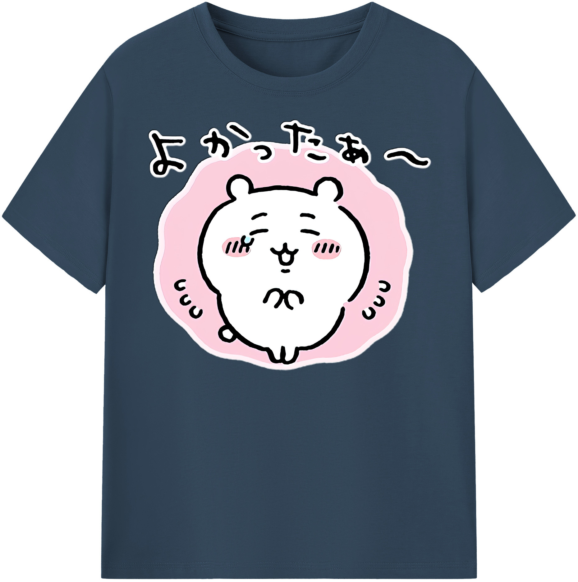 （画像用） ちいかわ ちいかわ Chii-kawa chiikawa レディースカジュアルプリントTシャツ（綿100％）