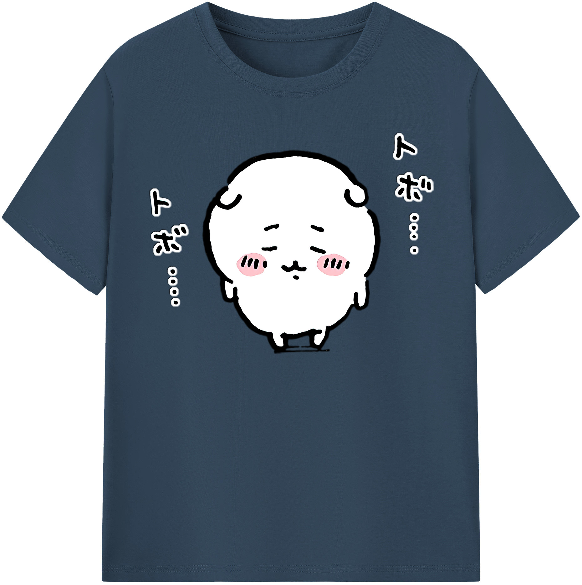 （画像用） ちいかわ ちいかわ Chii-kawa chiikawa レディースカジュアルプリントTシャツ（綿100％）