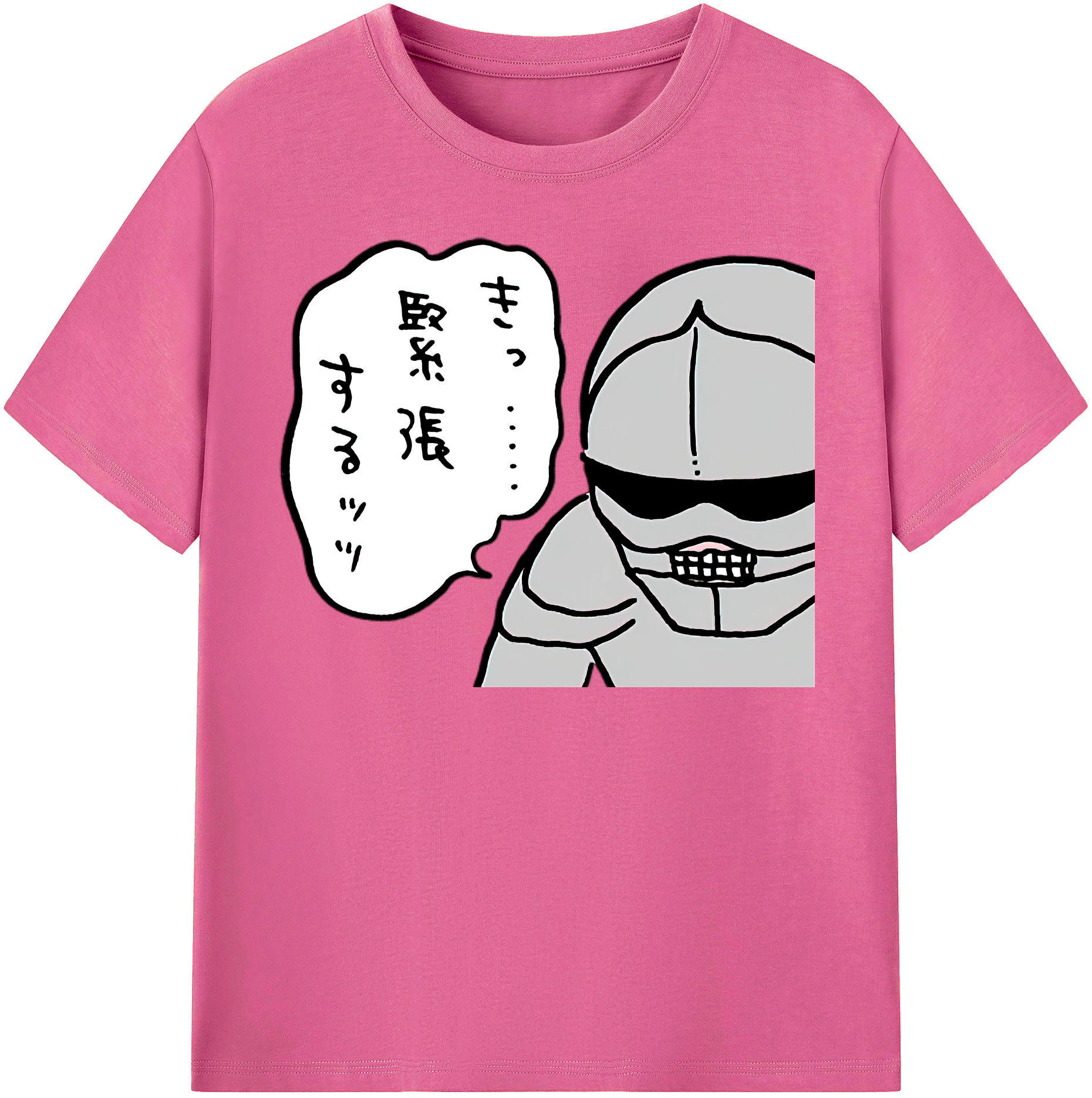 （画像用） ちいかわ 労働の鎧さん Chii-kawa Mr. Armor of Labor レディースカジュアルプリントTシャツ（綿100％）