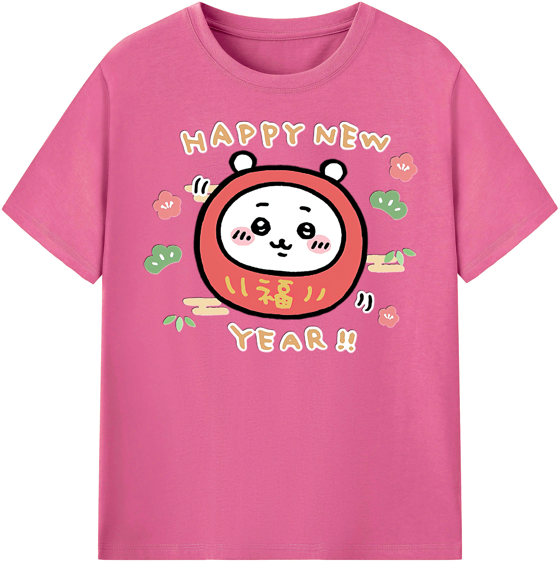 （画像用） ちいかわ ちいかわ Chii-kawa chiikawa レディースカジュアルプリントTシャツ（綿100％）