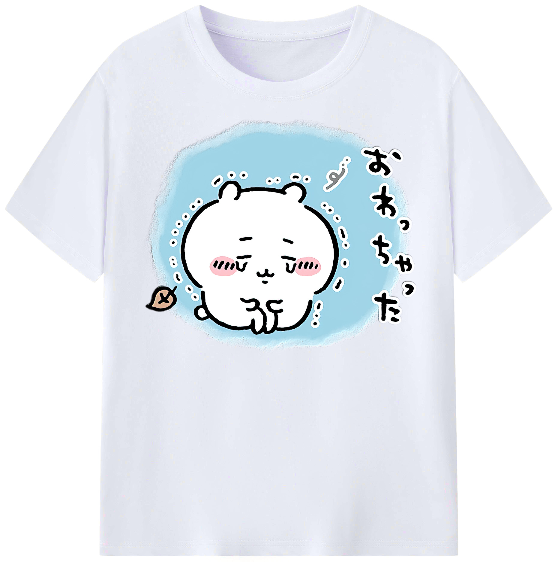 （画像用） ちいかわ ちいかわ Chii-kawa chiikawa レディースカジュアルプリントTシャツ（綿100％）