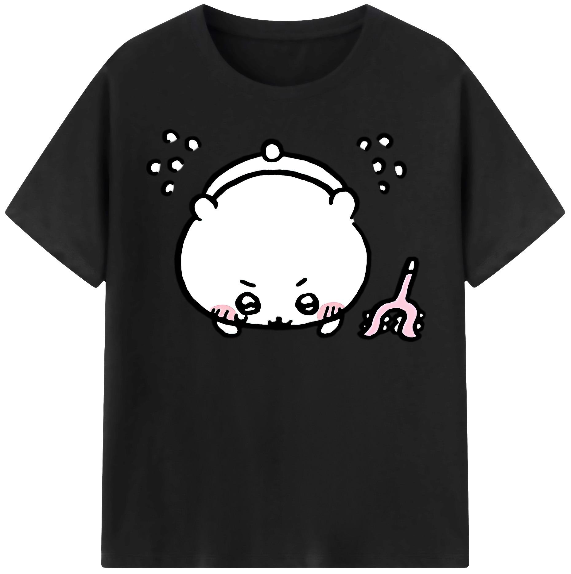 （画像用） ちいかわ ちいかわ Chii-kawa chiikawa 綿100％半袖Tシャツ（フロントプリント）