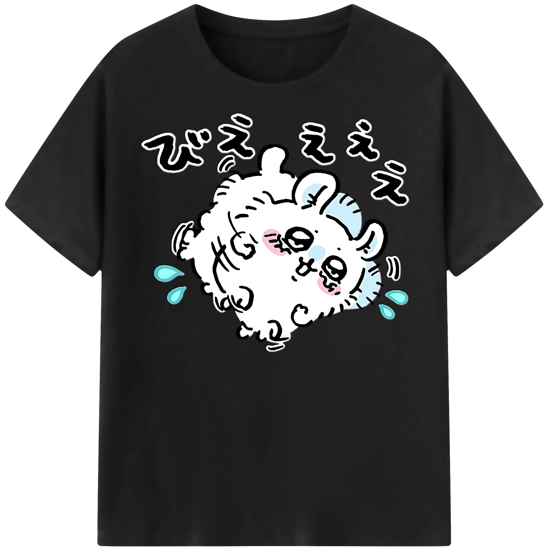 （画像用） ちいかわ モモンガ Chii-kawa Momonga 綿100％半袖Tシャツ（フロントプリント）