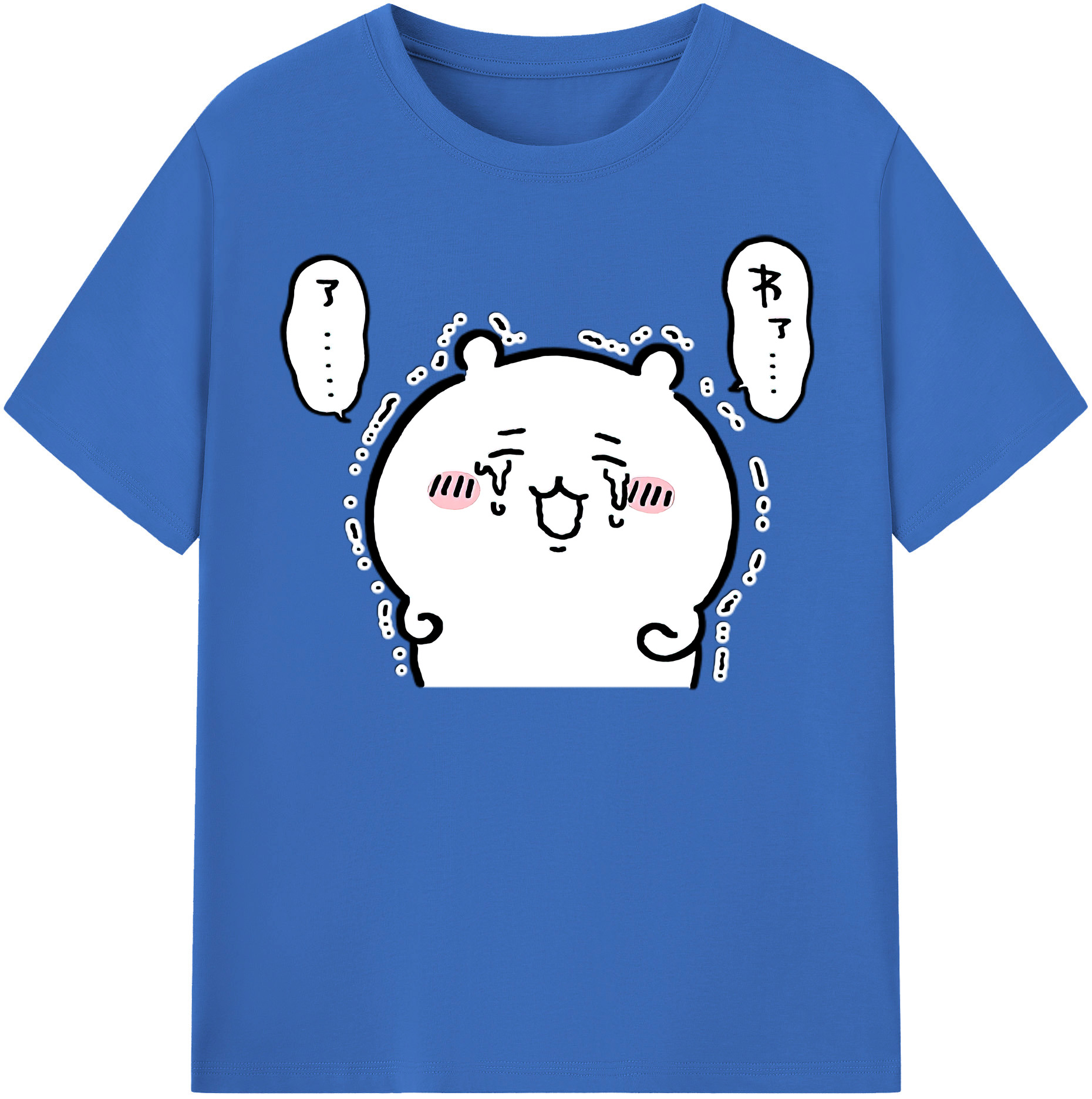 （画像用） ちいかわ ちいかわ Chii-kawa chiikawa 綿100％半袖Tシャツ（フロントプリント）
