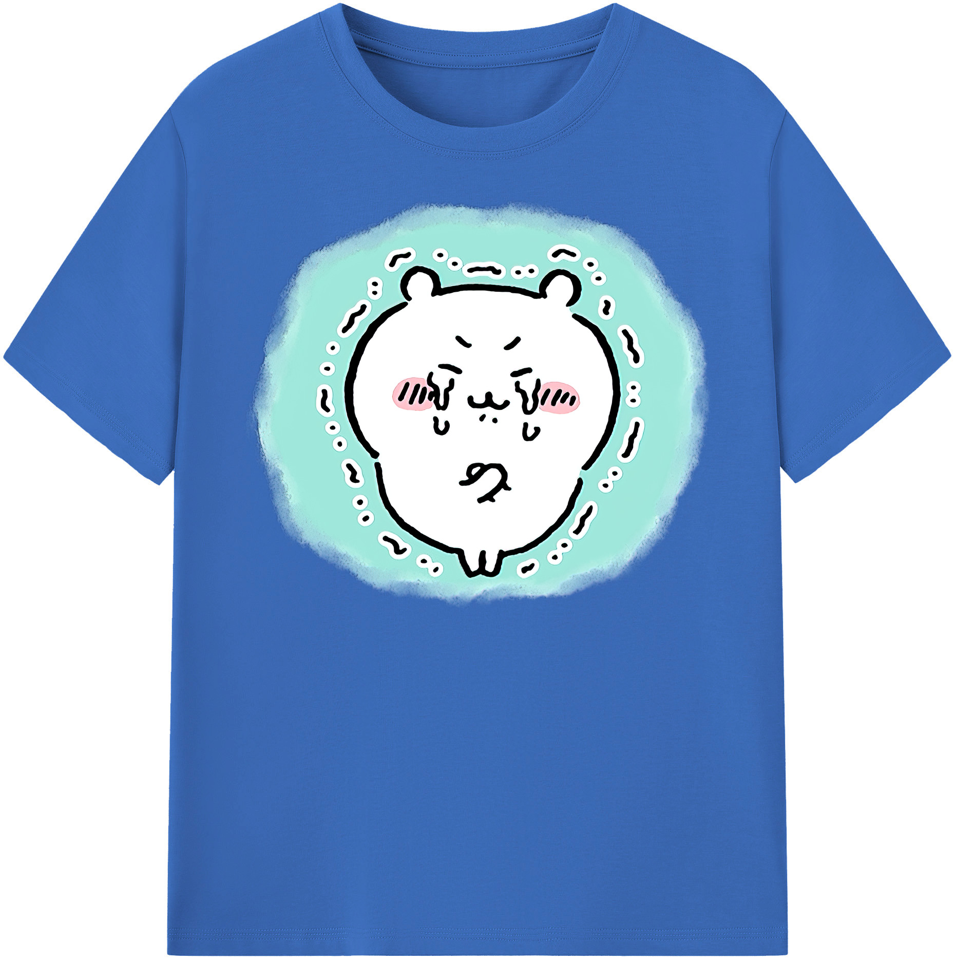 （画像用） ちいかわ ちいかわ Chii-kawa chiikawa 綿100％半袖Tシャツ（フロントプリント）