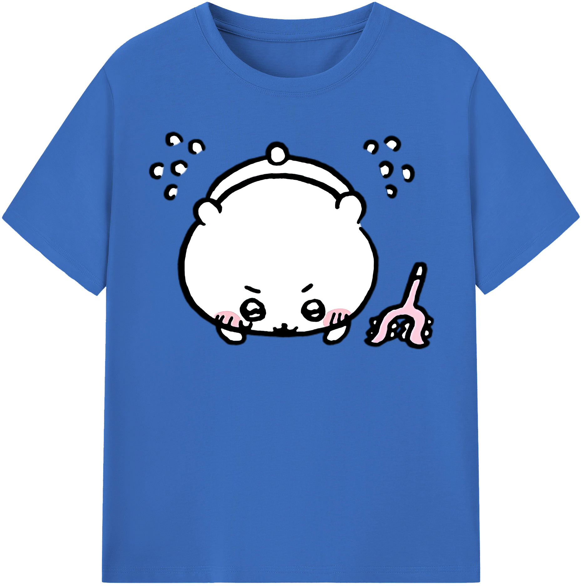 （画像用） ちいかわ ちいかわ Chii-kawa chiikawa 綿100％半袖Tシャツ（フロントプリント）