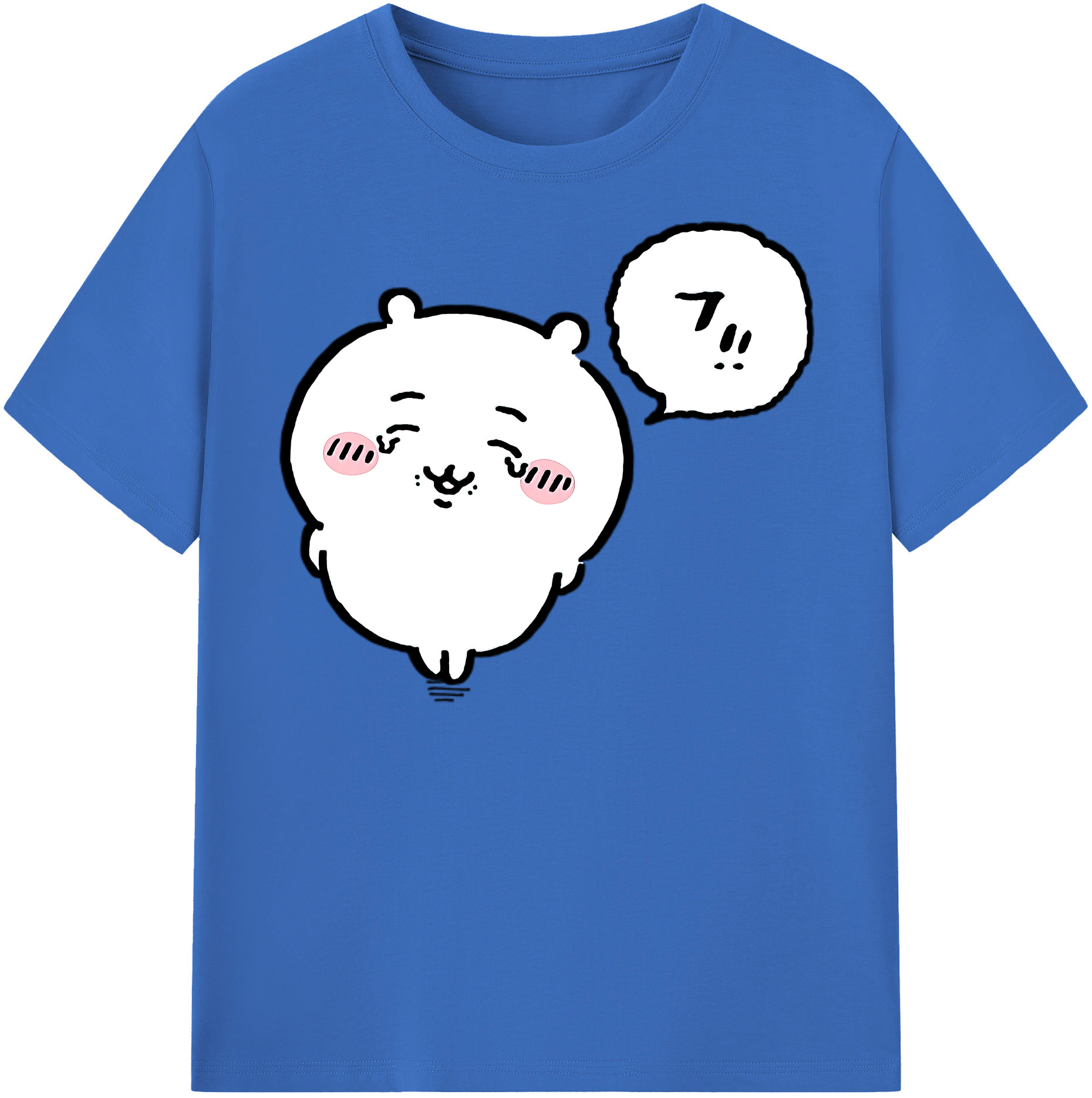 （画像用） ちいかわ ちいかわ Chii-kawa chiikawa 綿100％半袖Tシャツ（フロントプリント）