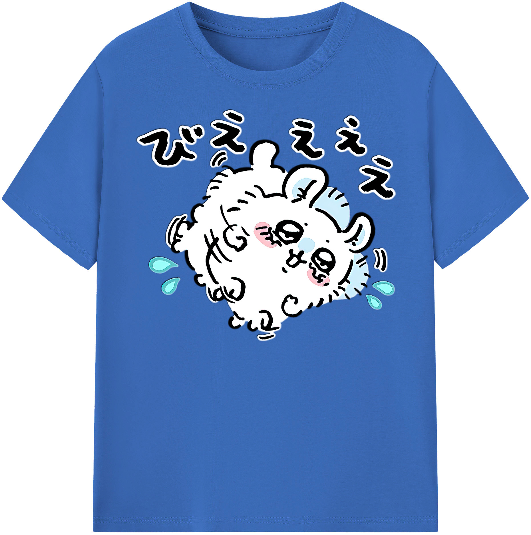 （画像用） ちいかわ モモンガ Chii-kawa Momonga 綿100％半袖Tシャツ（フロントプリント）