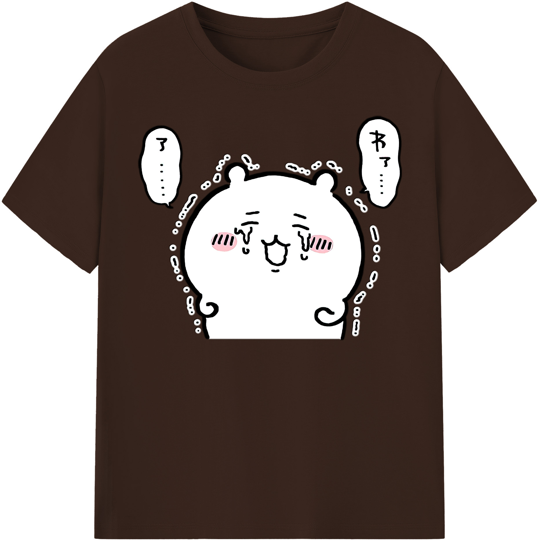 （画像用） ちいかわ ちいかわ Chii-kawa chiikawa 綿100％半袖Tシャツ（フロントプリント）
